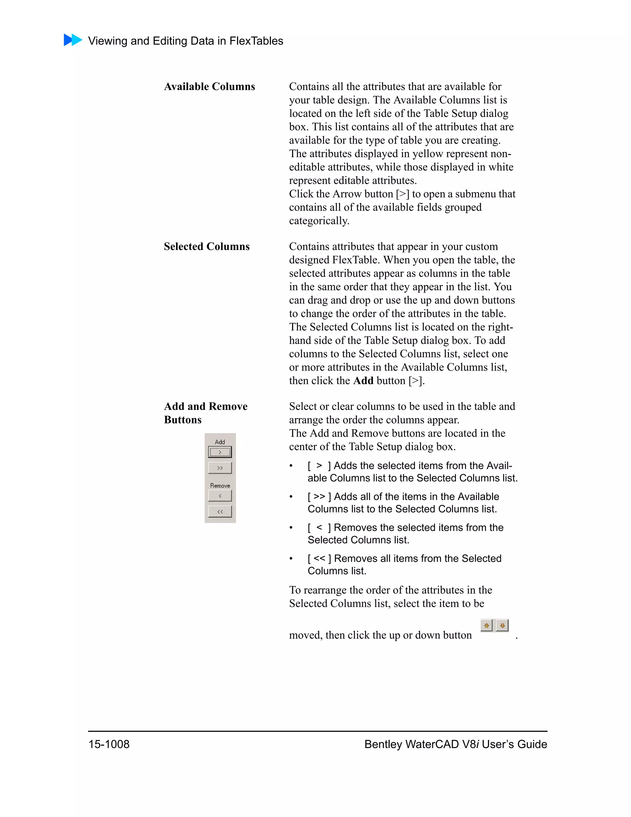 Water cad v8i user's guide