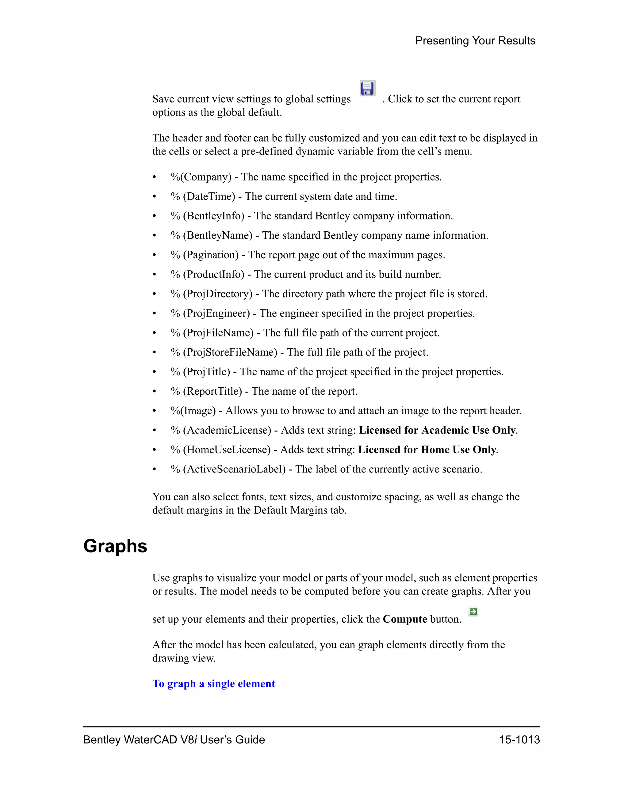 Water cad v8i user's guide