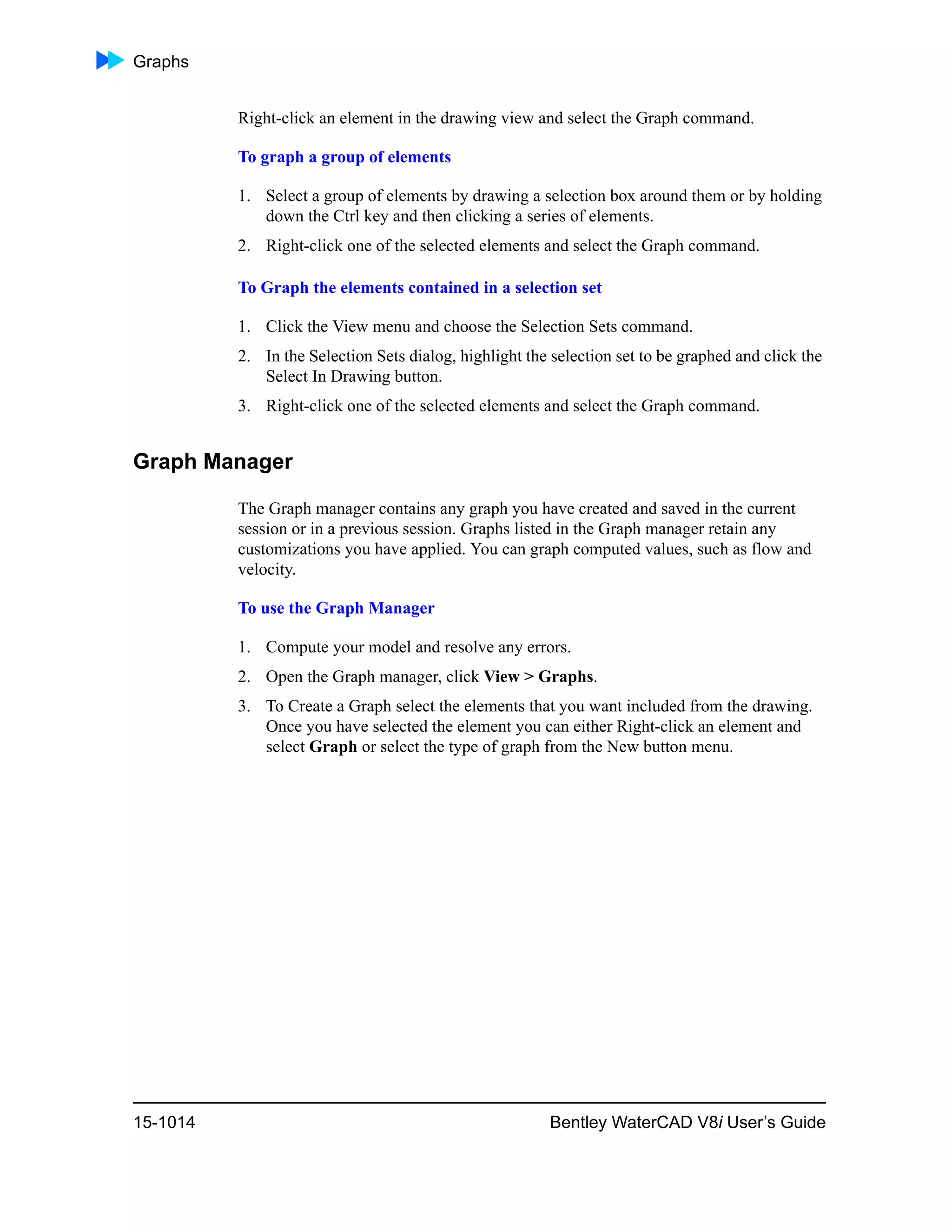 Water cad v8i user's guide
