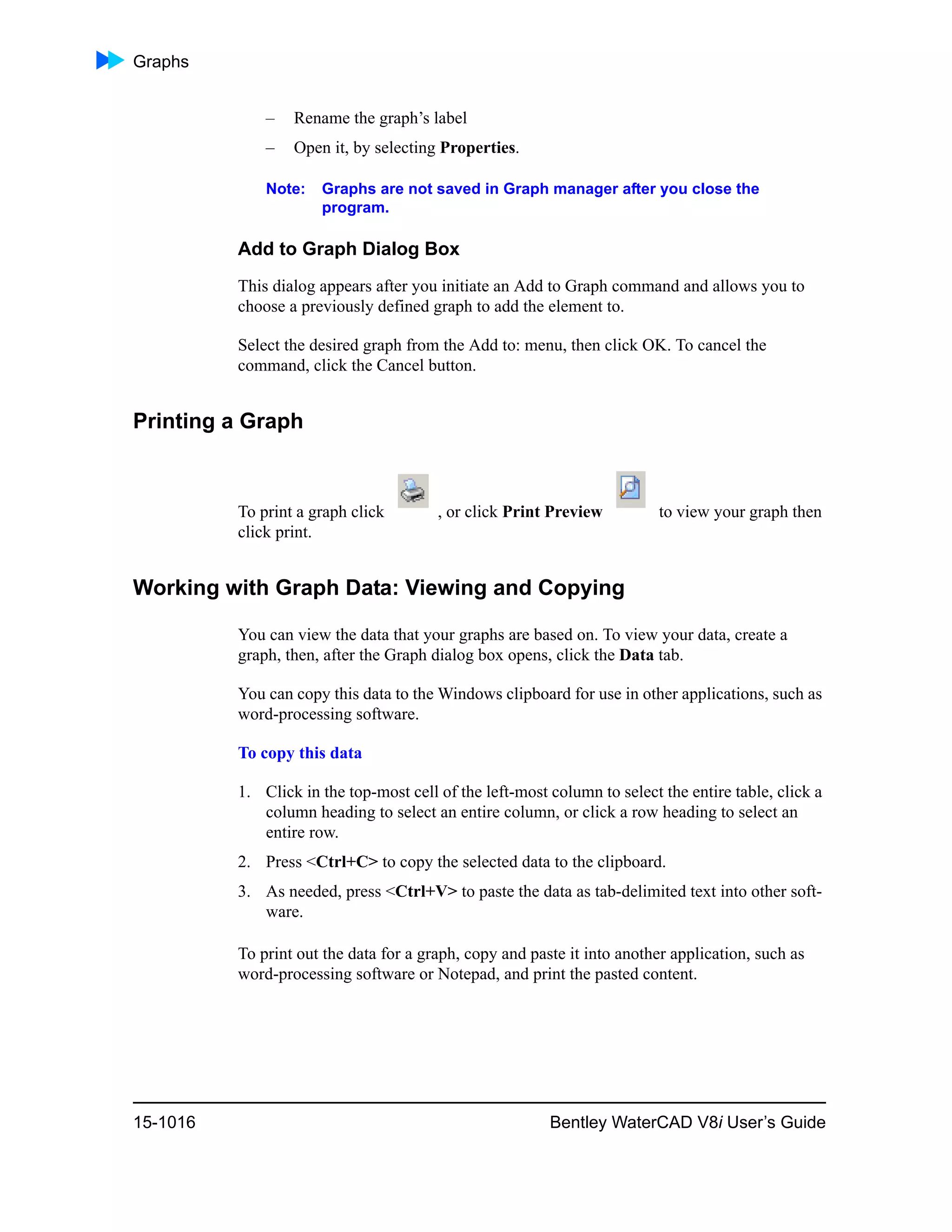 Water cad v8i user's guide