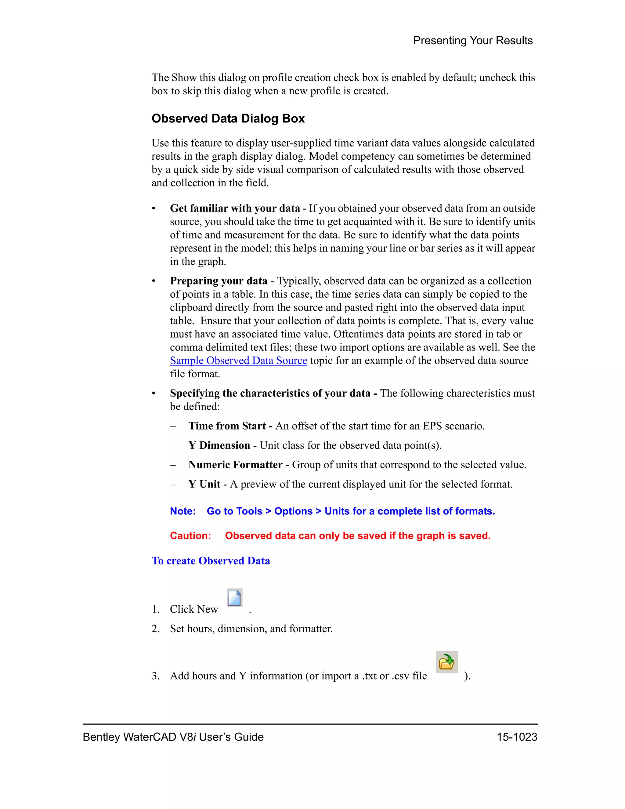 Water cad v8i user's guide