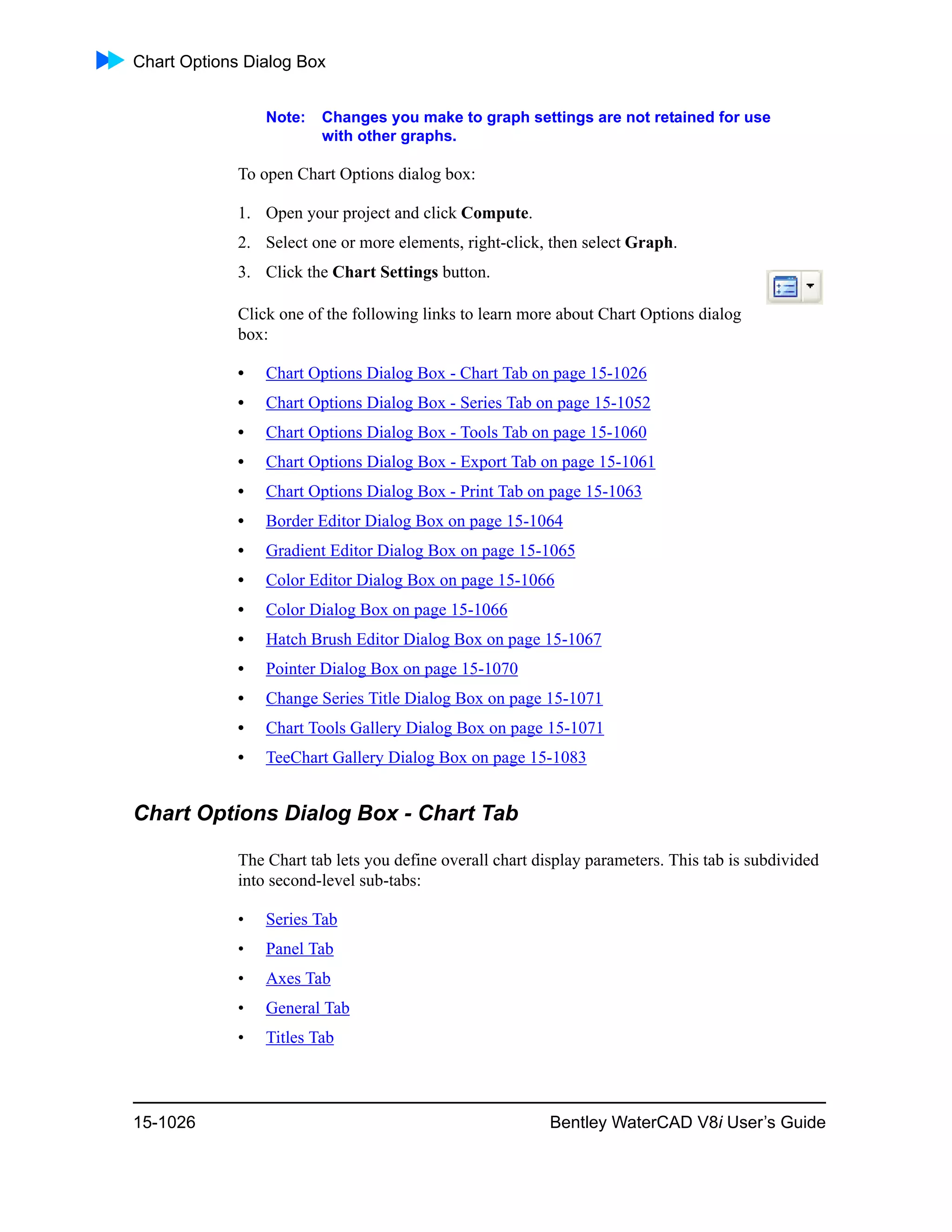 Water cad v8i user's guide