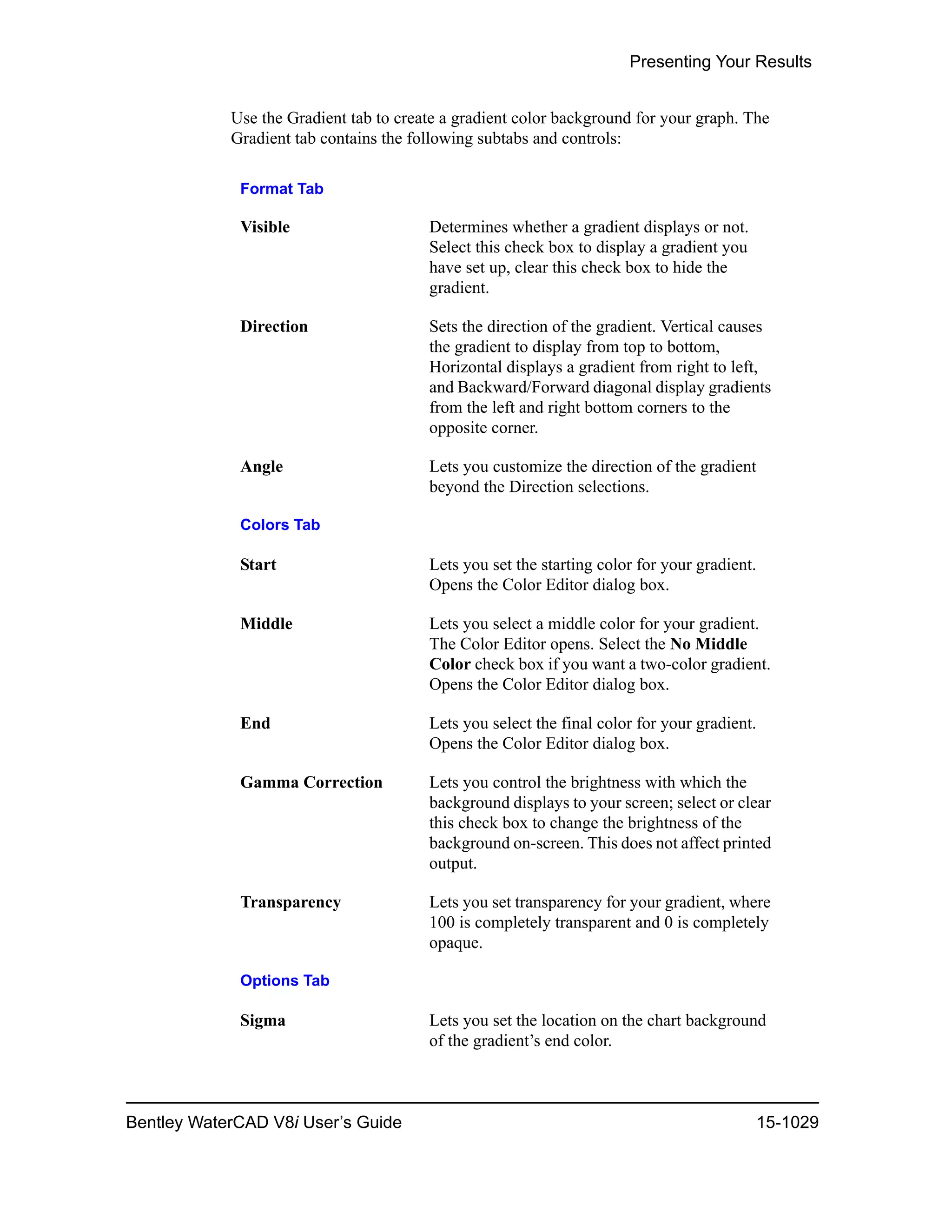 Water cad v8i user's guide