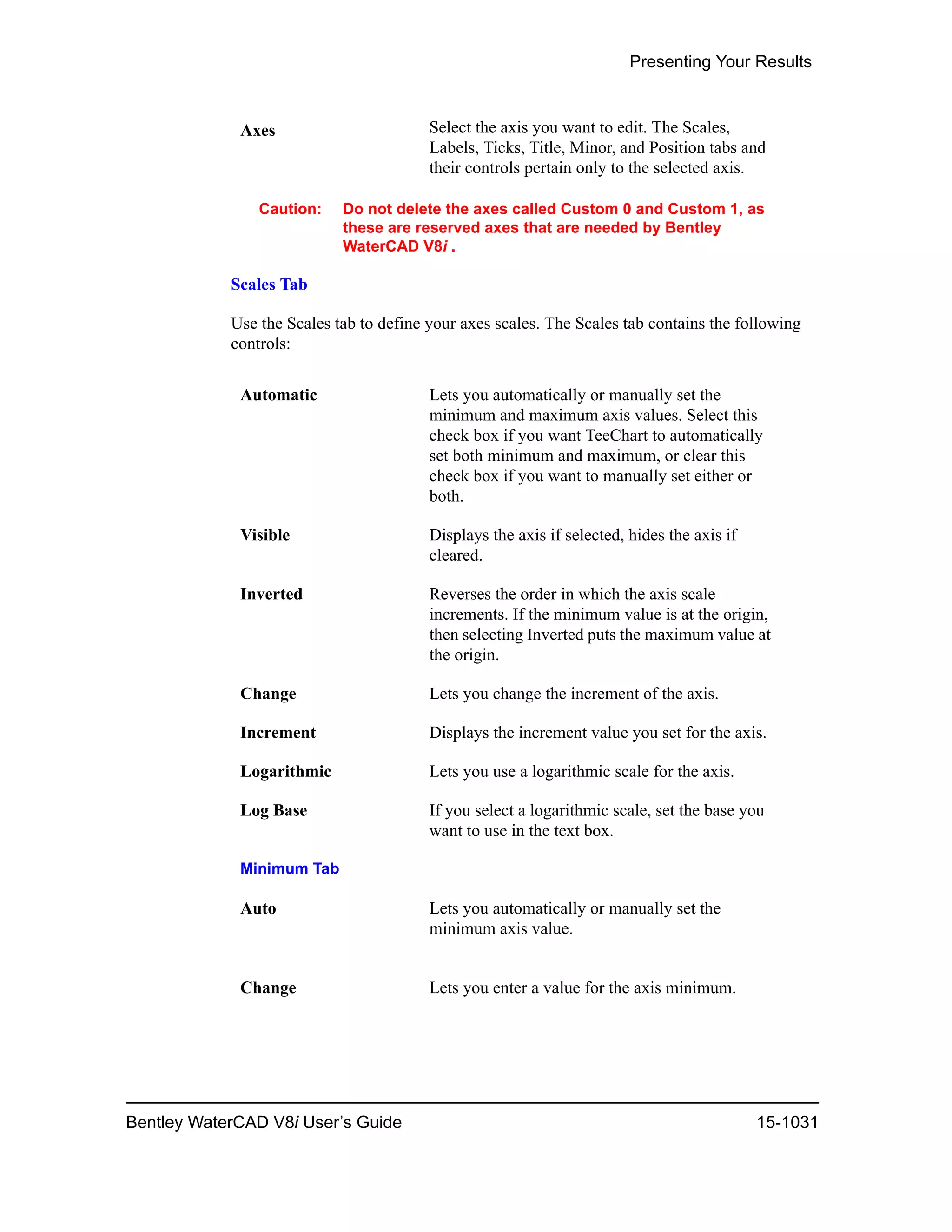 Water cad v8i user's guide