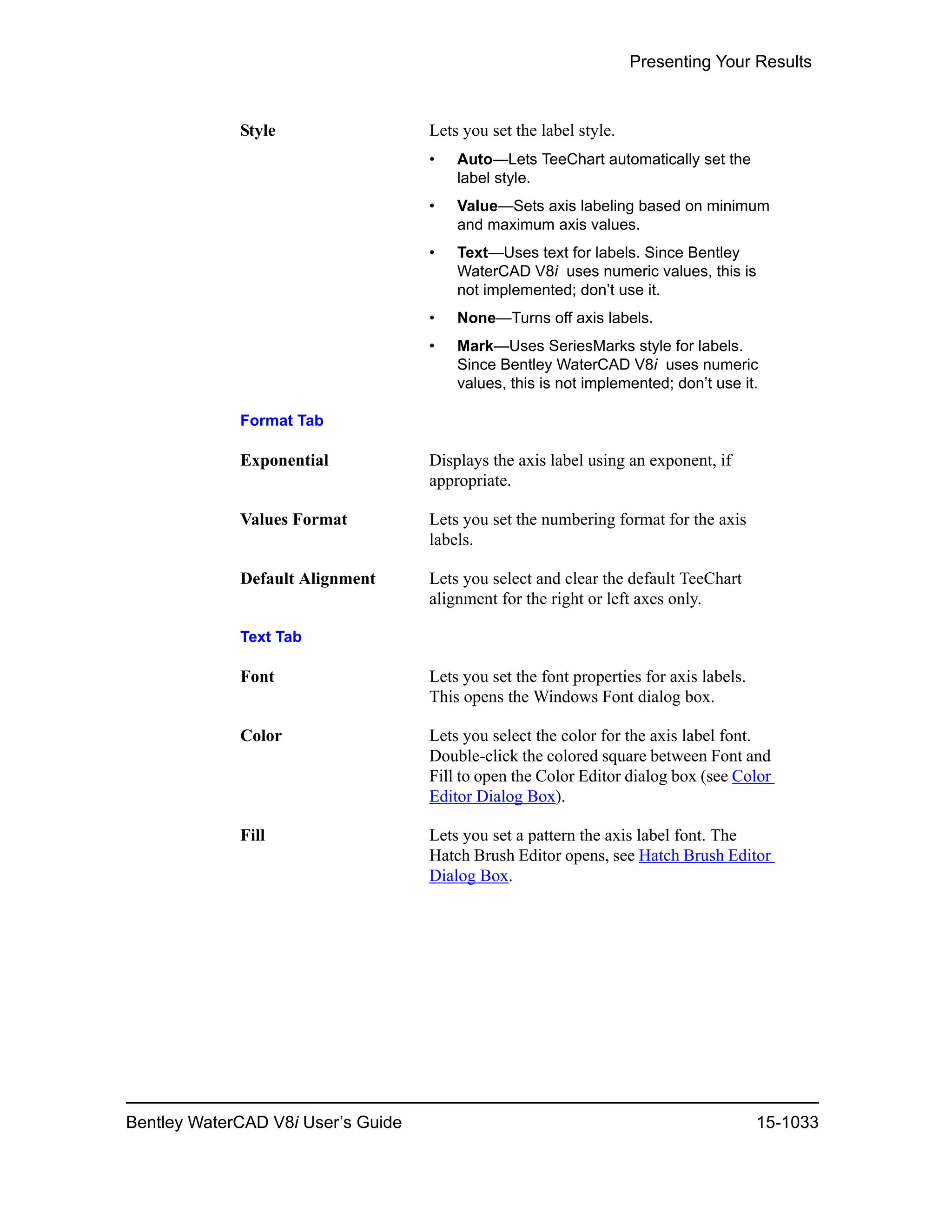 Water cad v8i user's guide