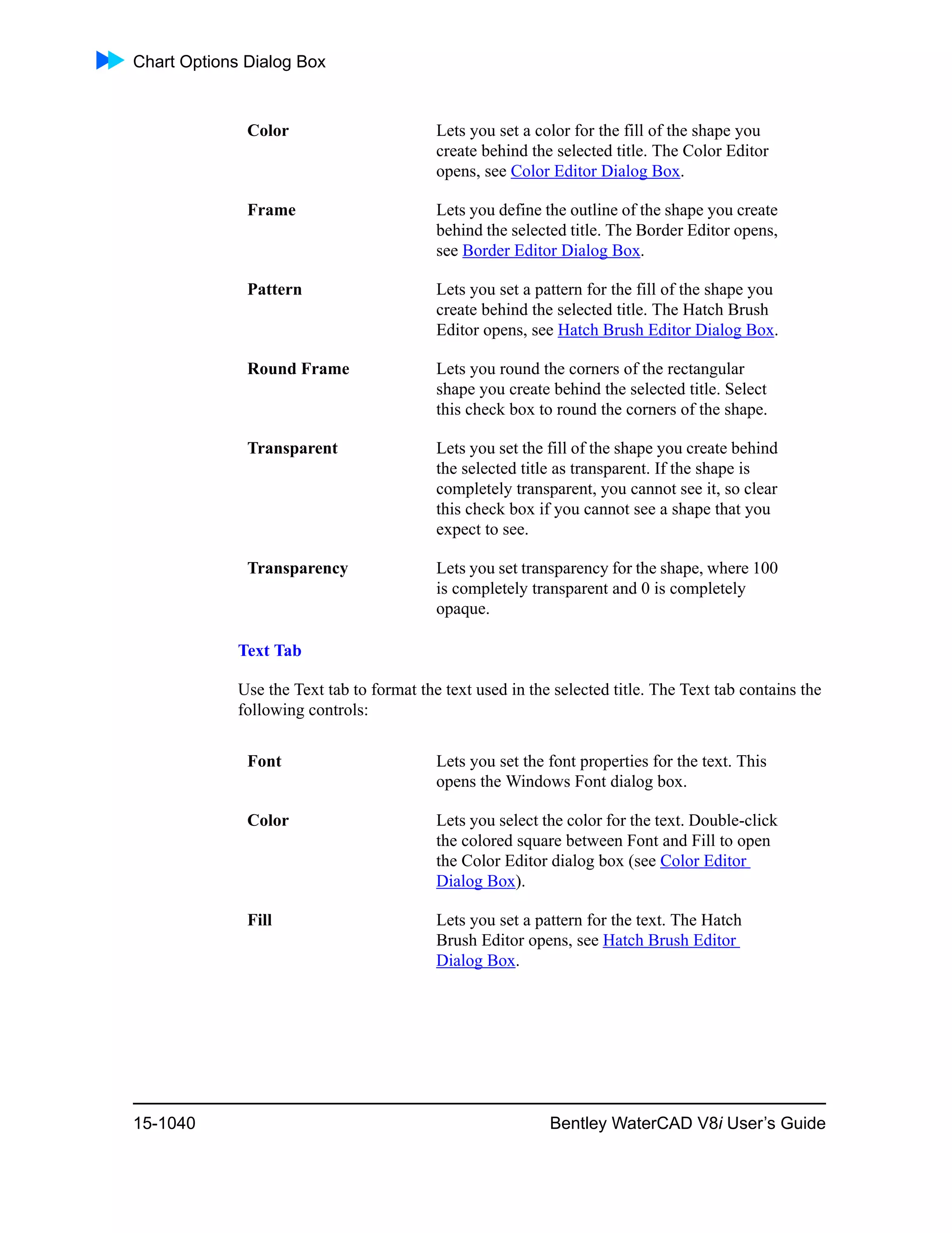 Water cad v8i user's guide