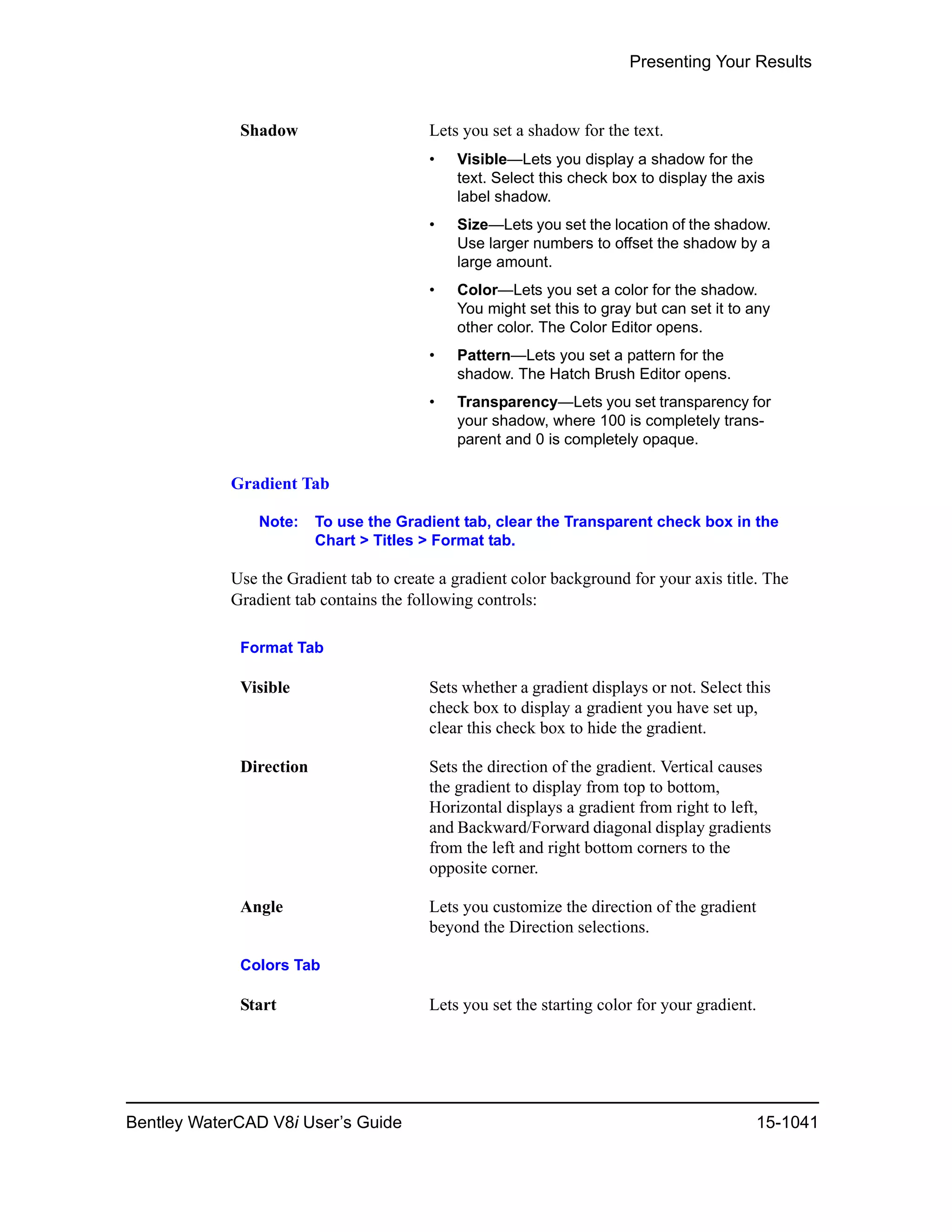 Water cad v8i user's guide