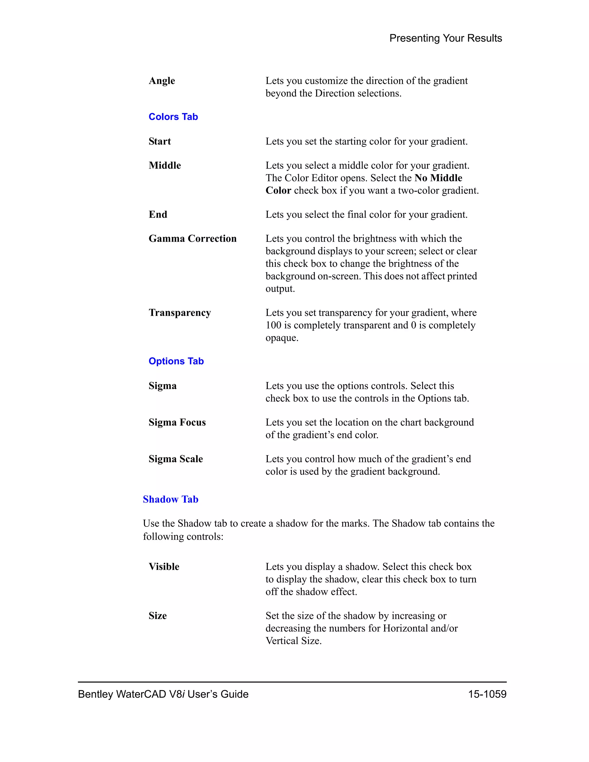 Water cad v8i user's guide