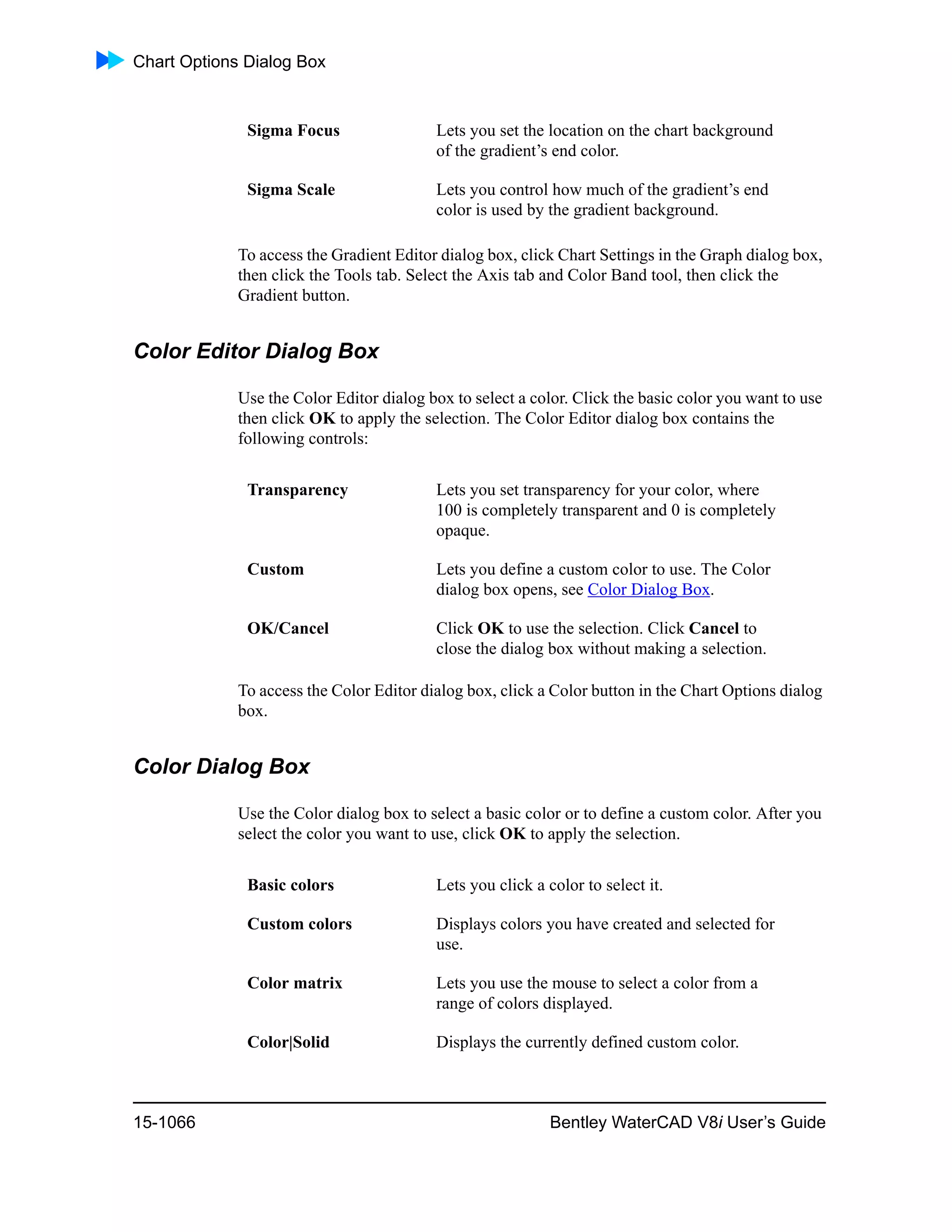 Water cad v8i user's guide