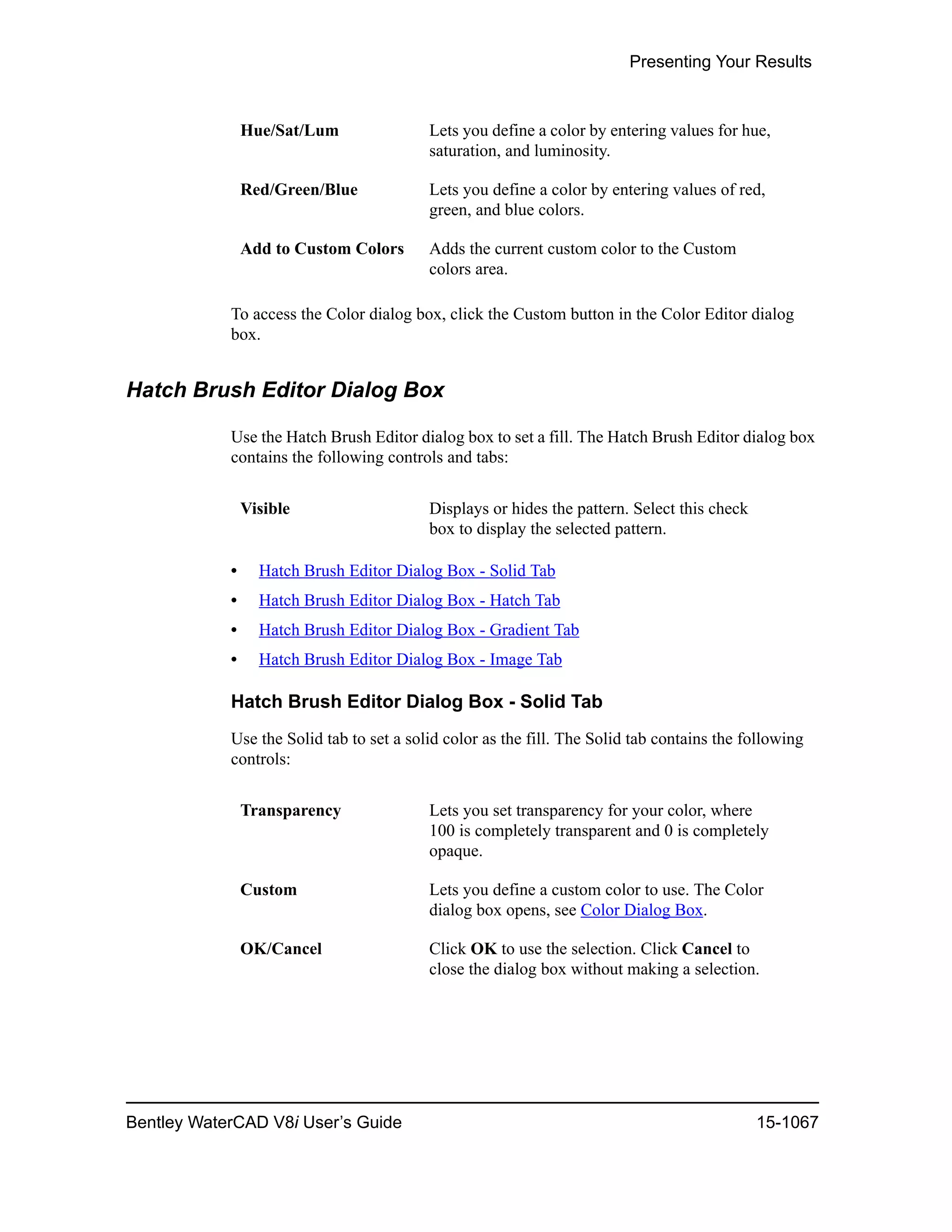 Water cad v8i user's guide