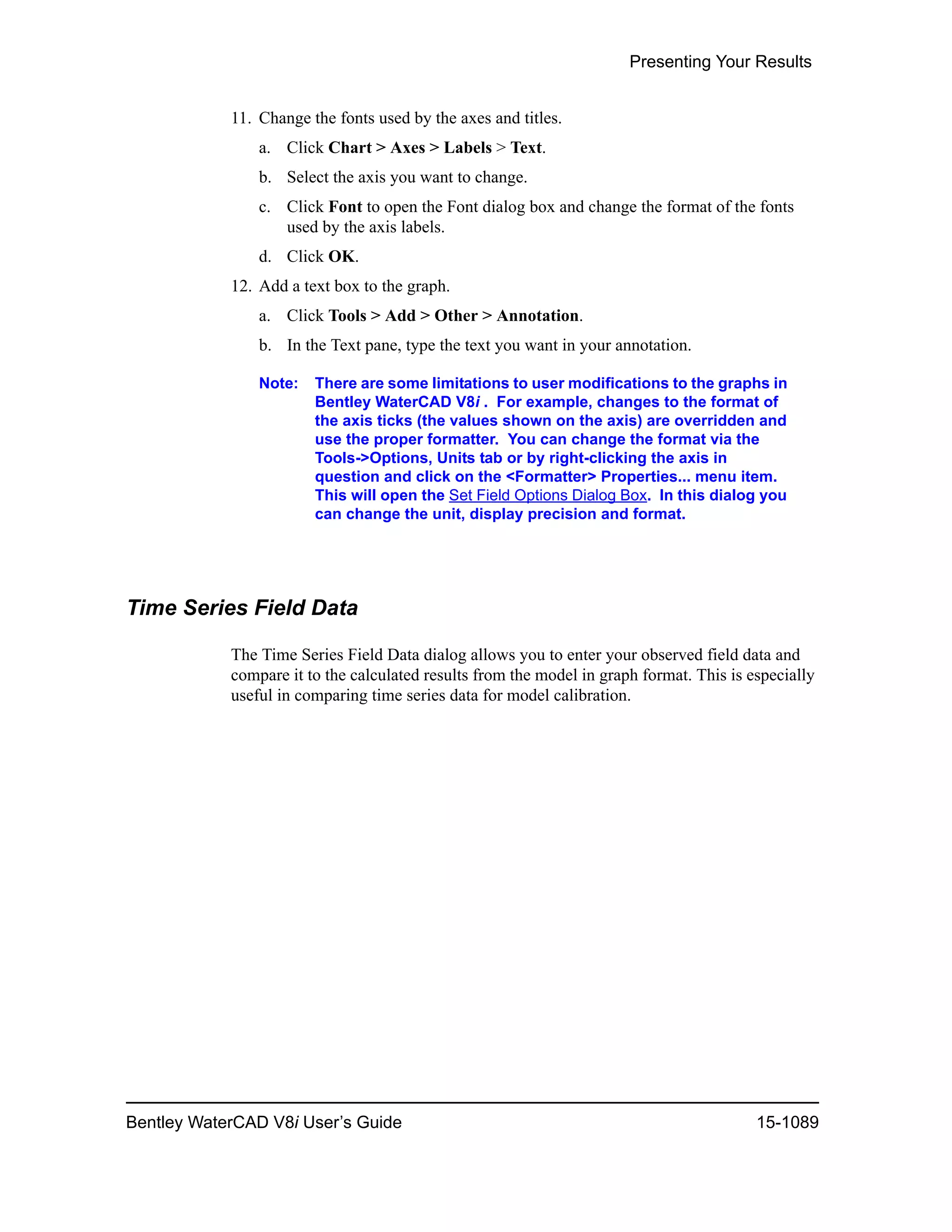 Water cad v8i user's guide