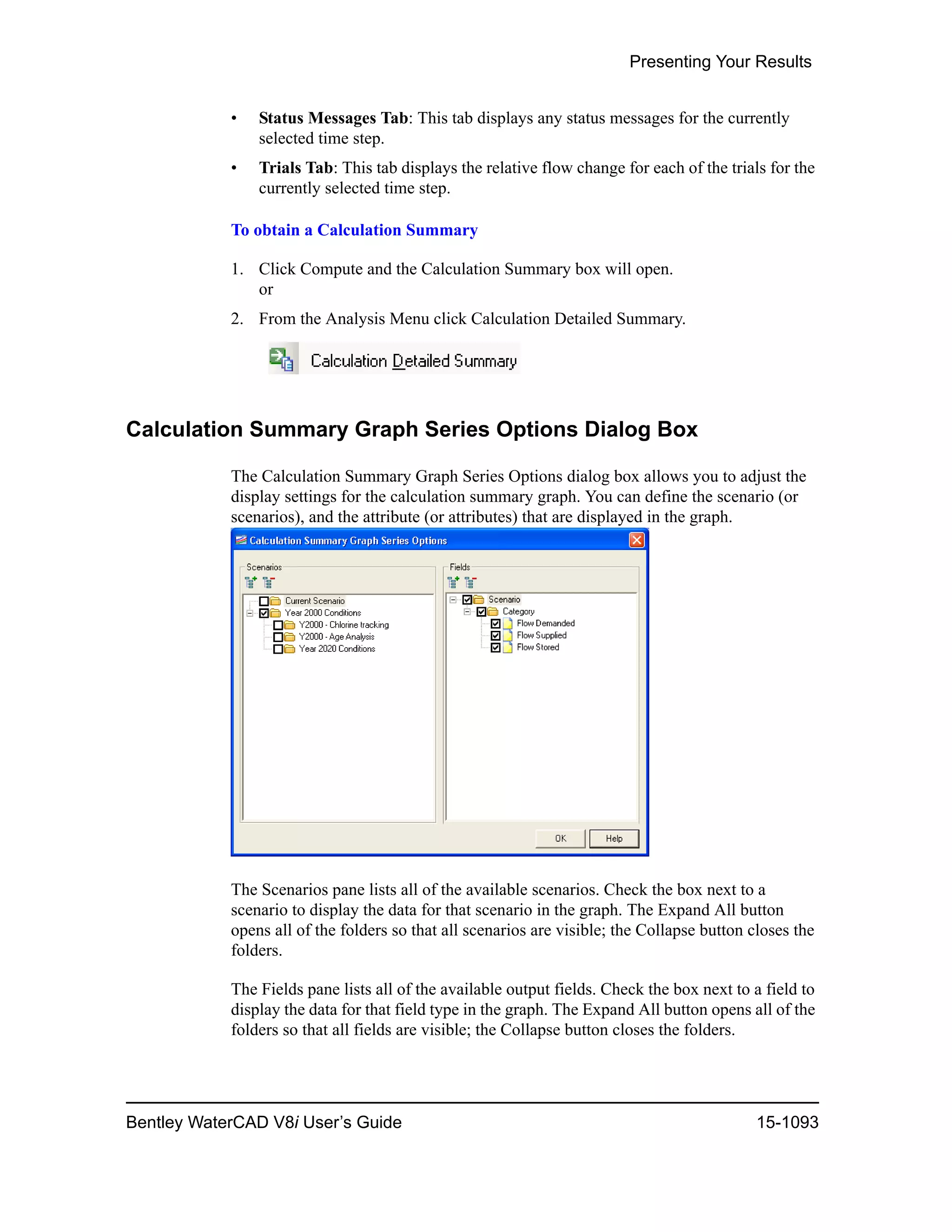 Water cad v8i user's guide