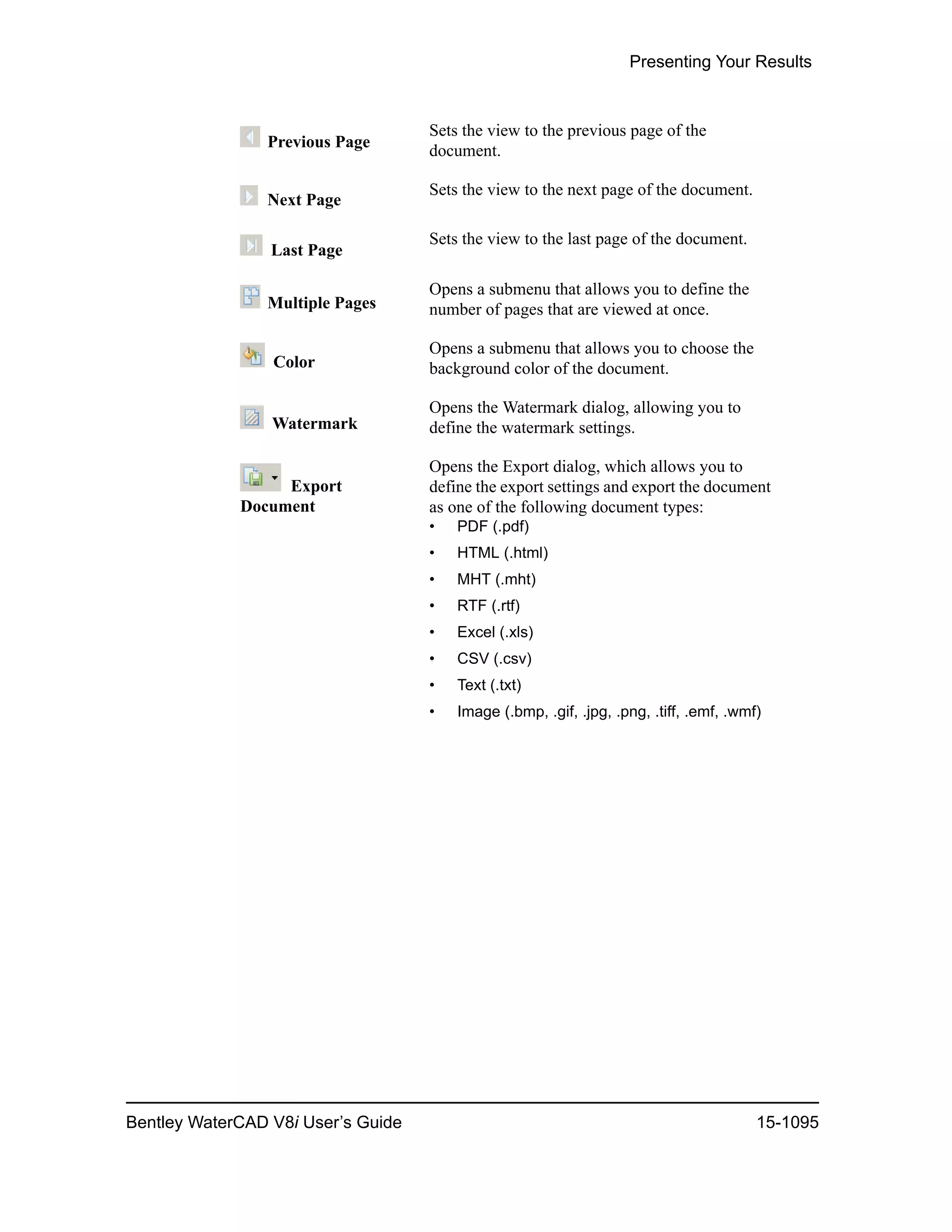 Water cad v8i user's guide
