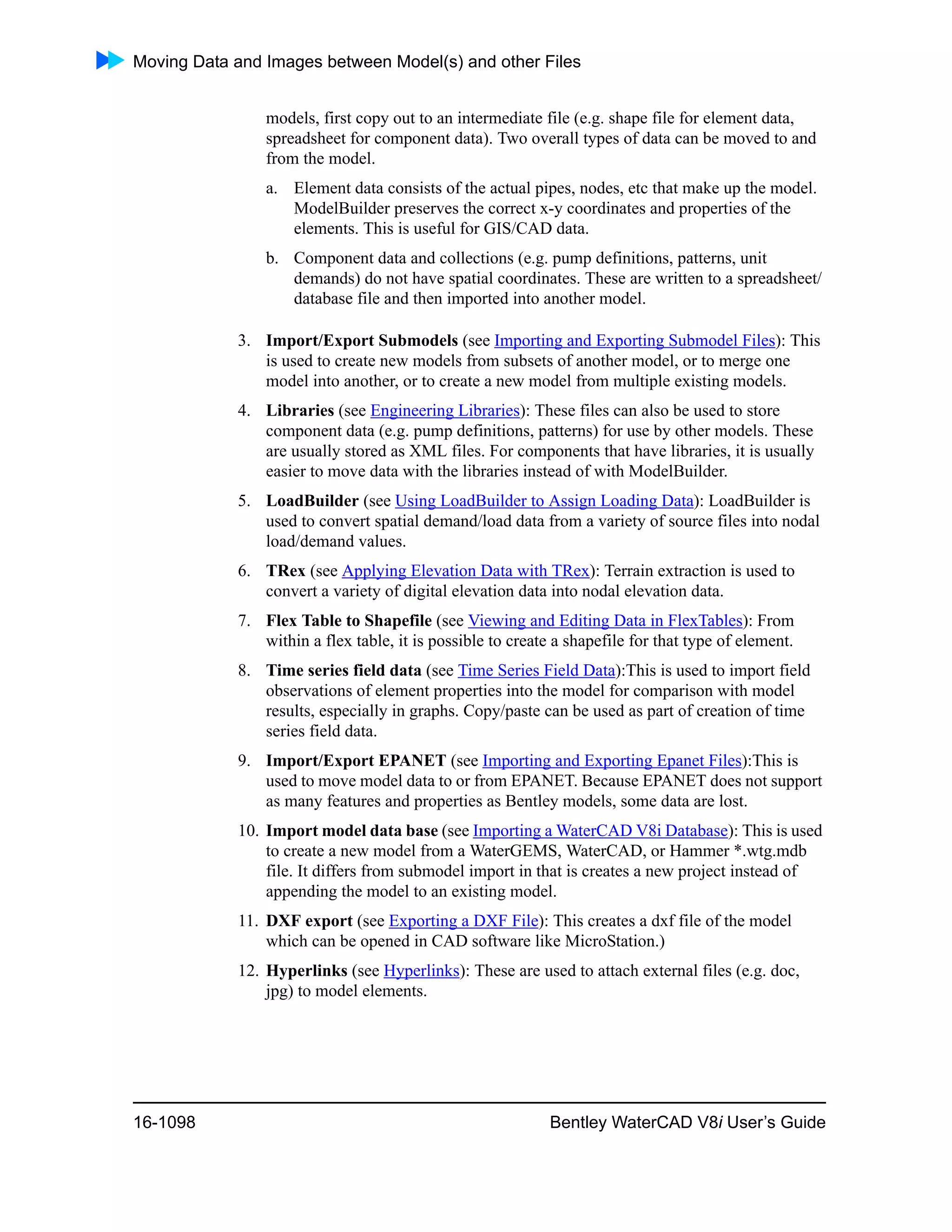 Water cad v8i user's guide