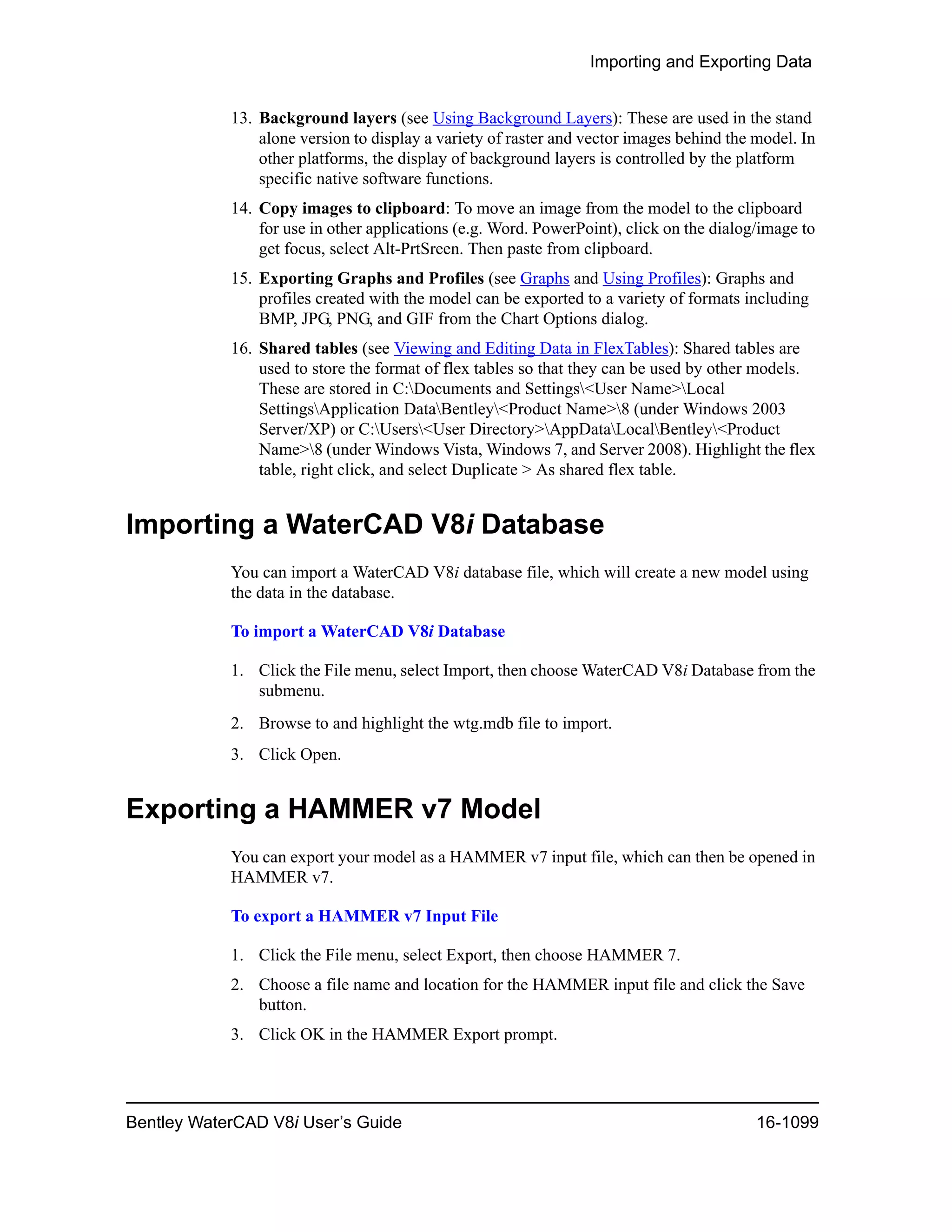 Water cad v8i user's guide
