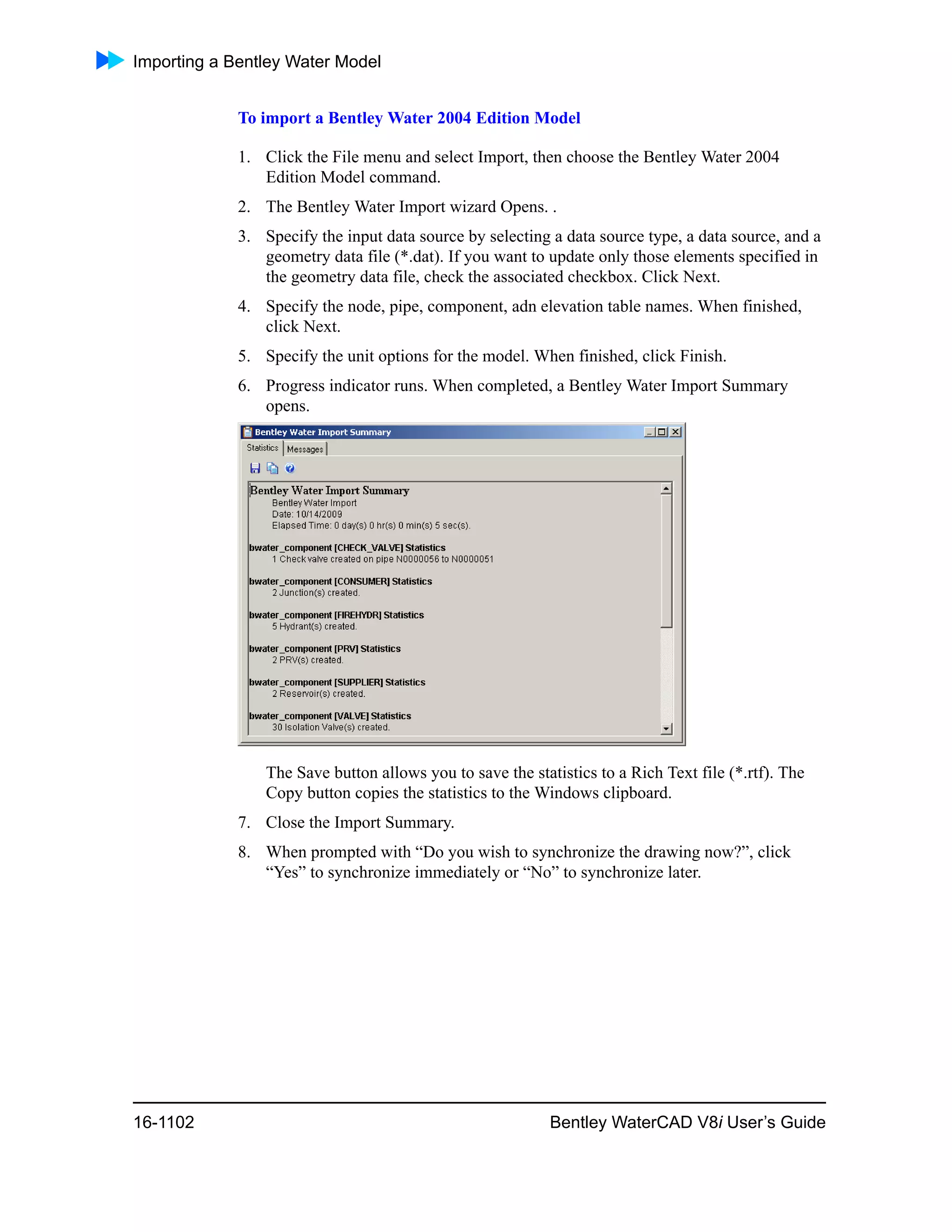 Water cad v8i user's guide
