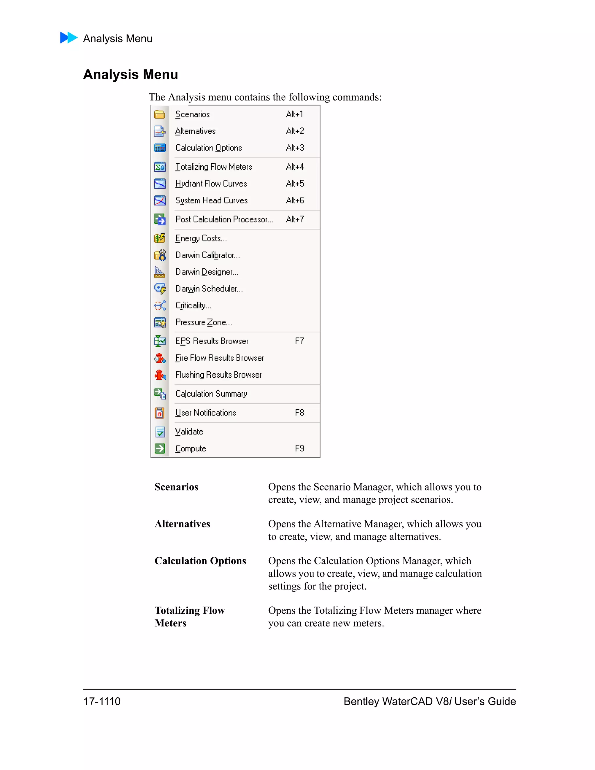 Water cad v8i user's guide