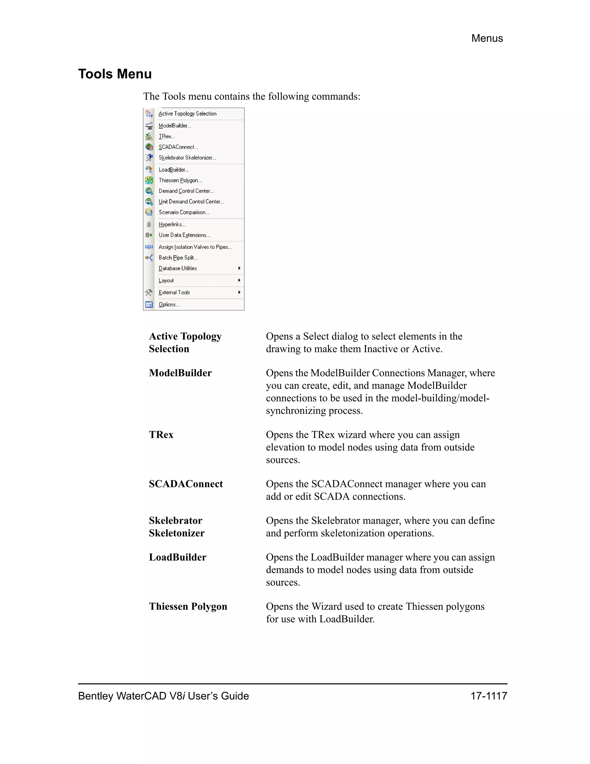 Water cad v8i user's guide
