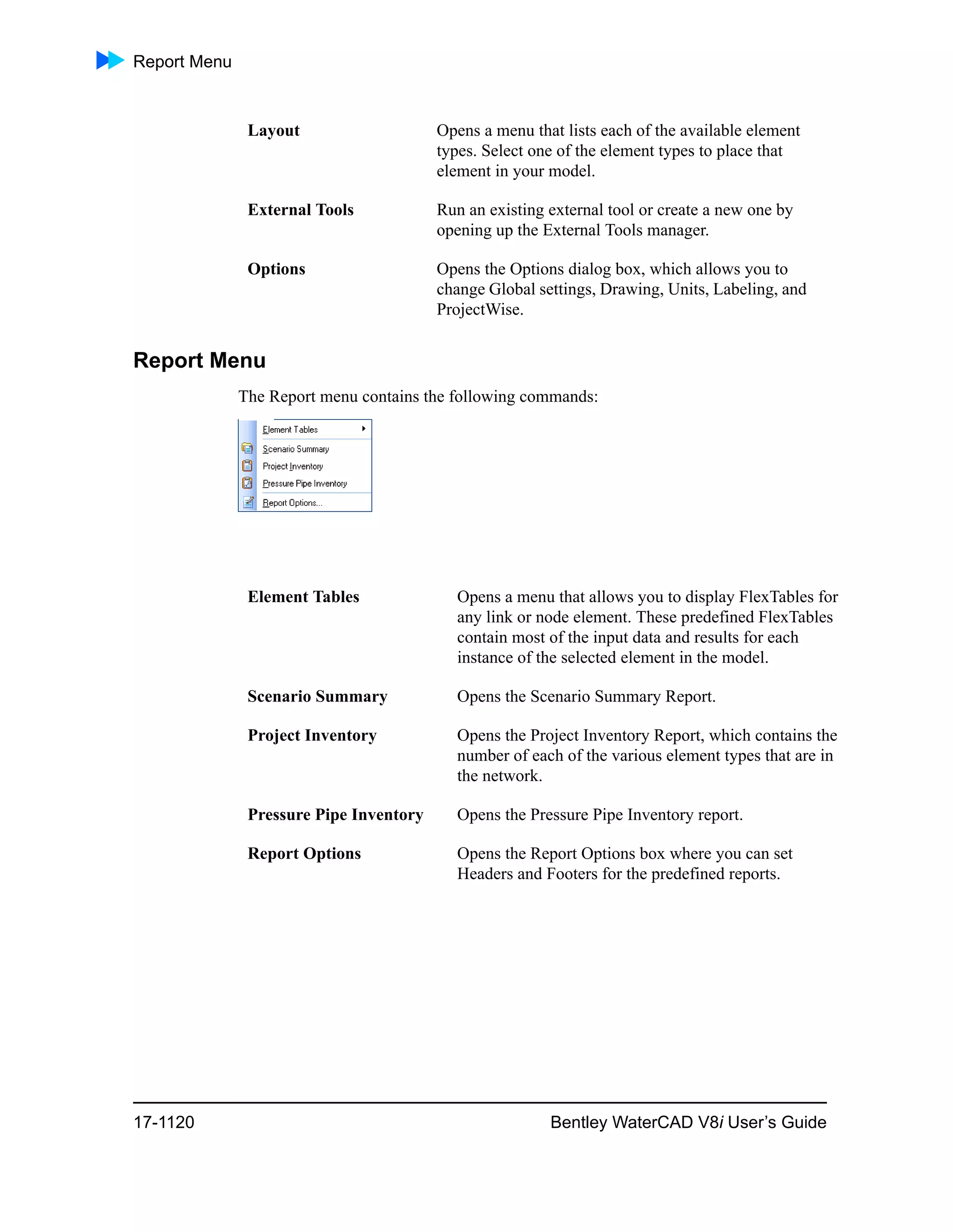 Water cad v8i user's guide