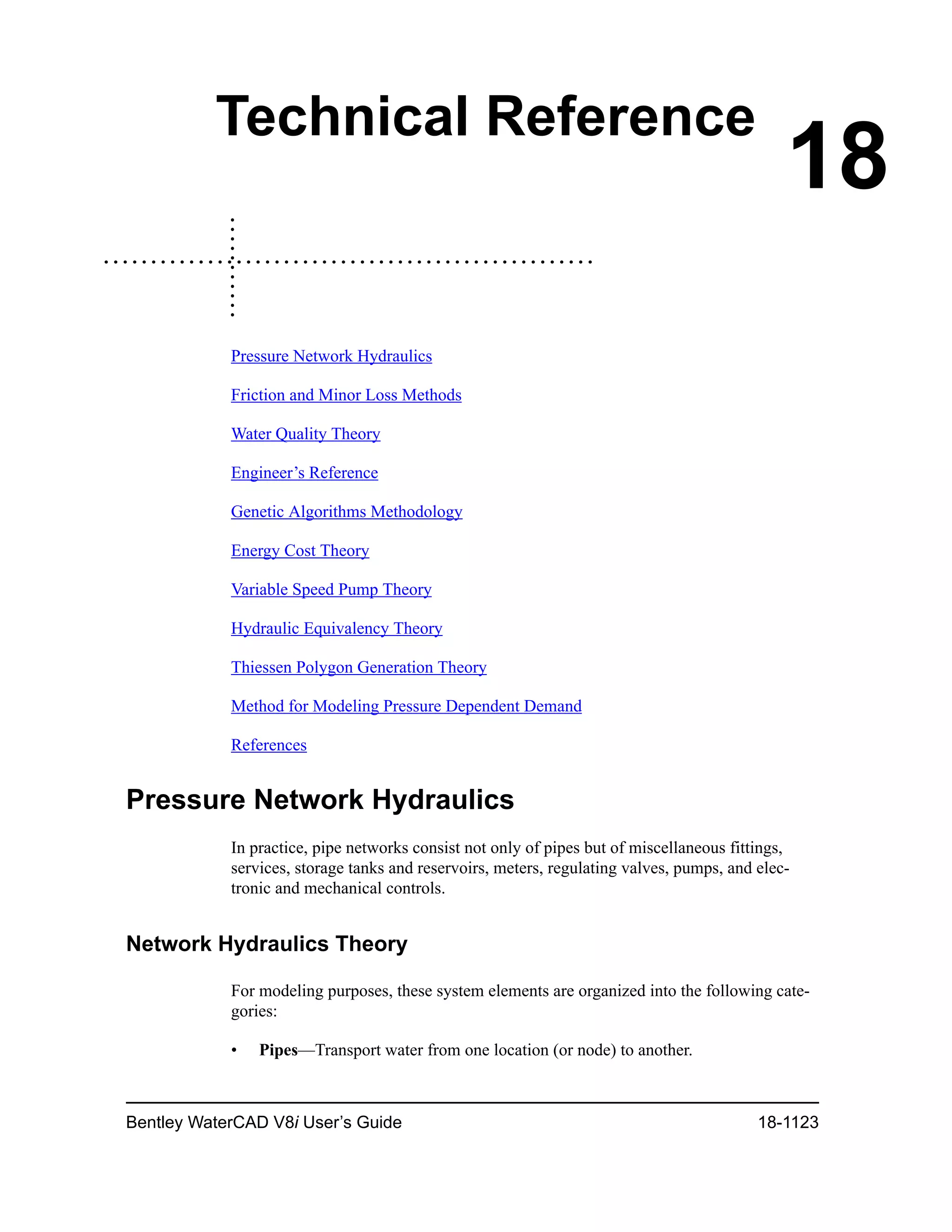 Water cad v8i user's guide