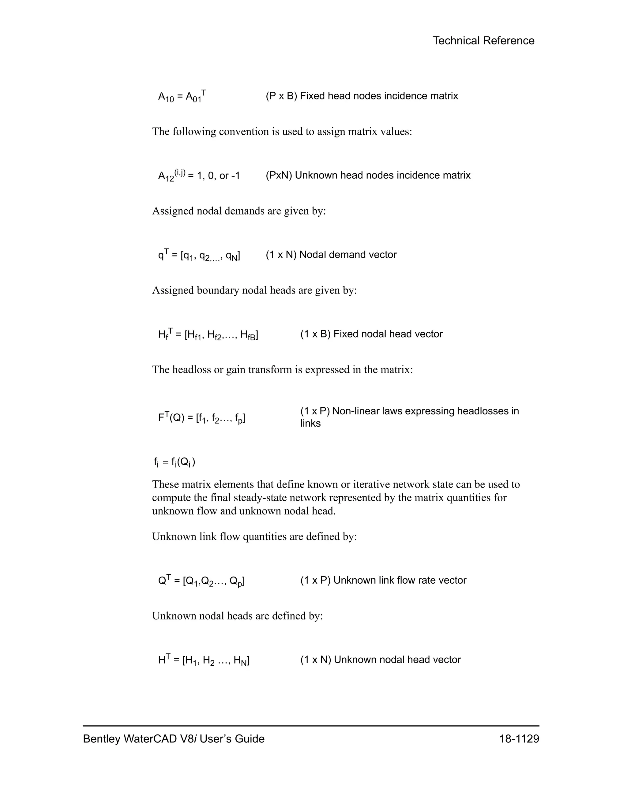 Water cad v8i user's guide
