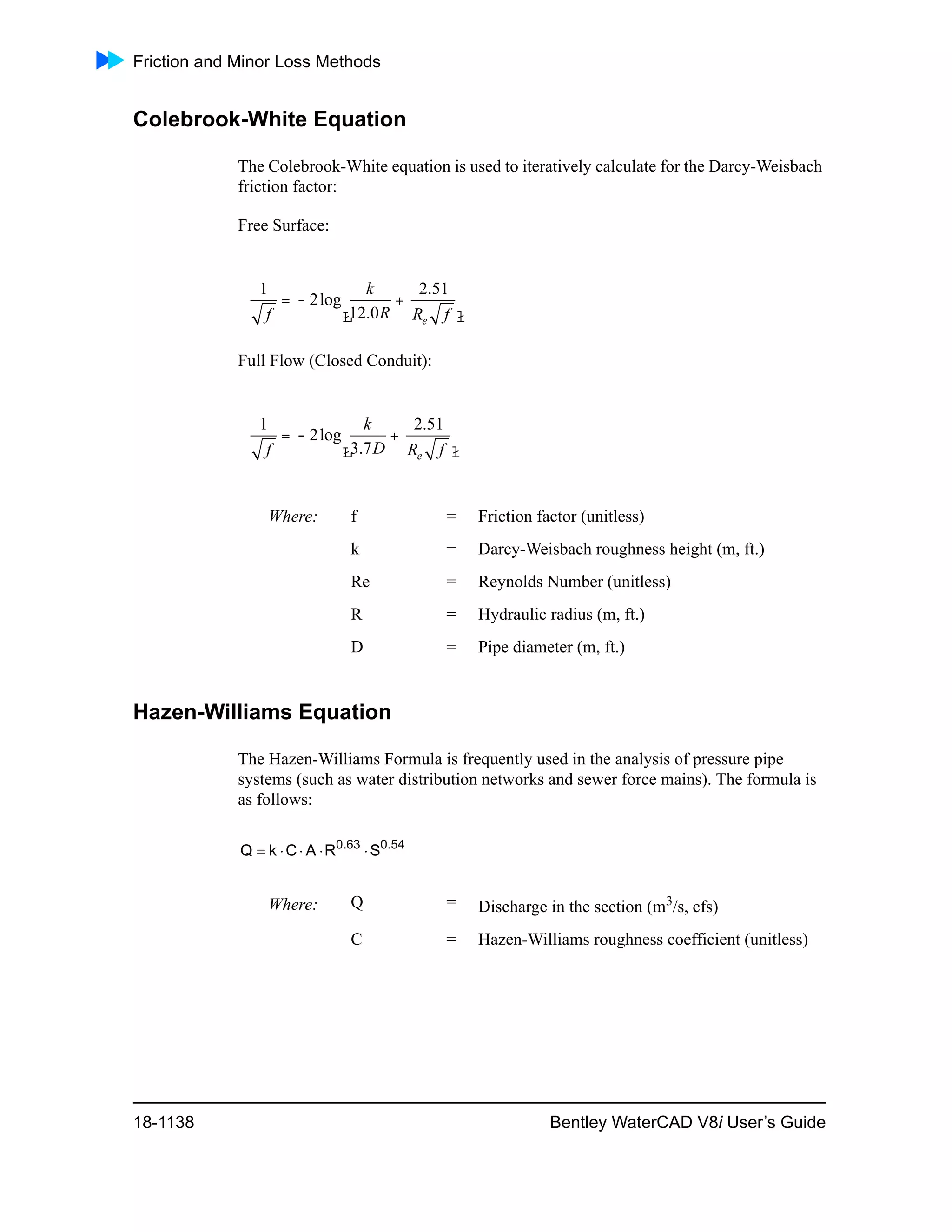 Water cad v8i user's guide