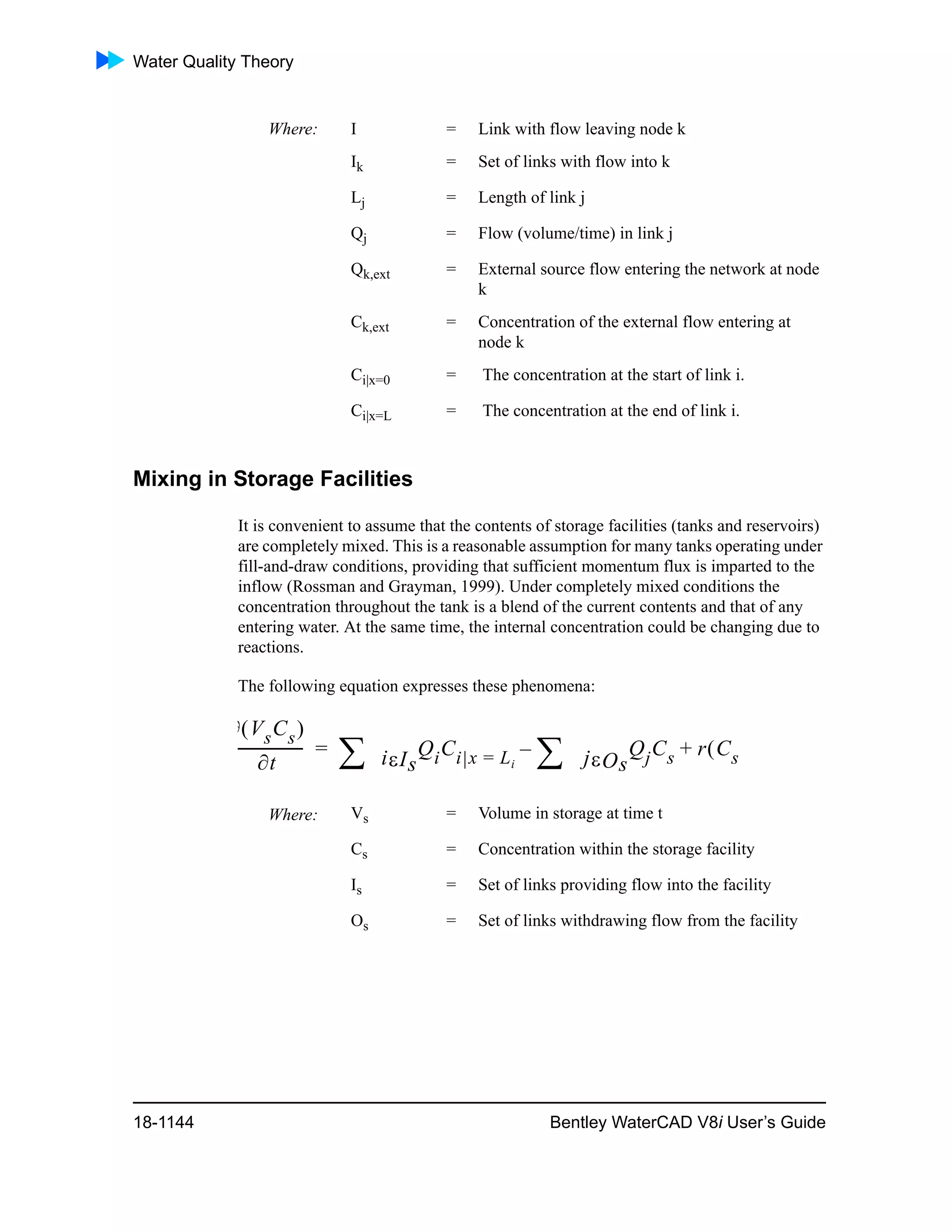 Water cad v8i user's guide