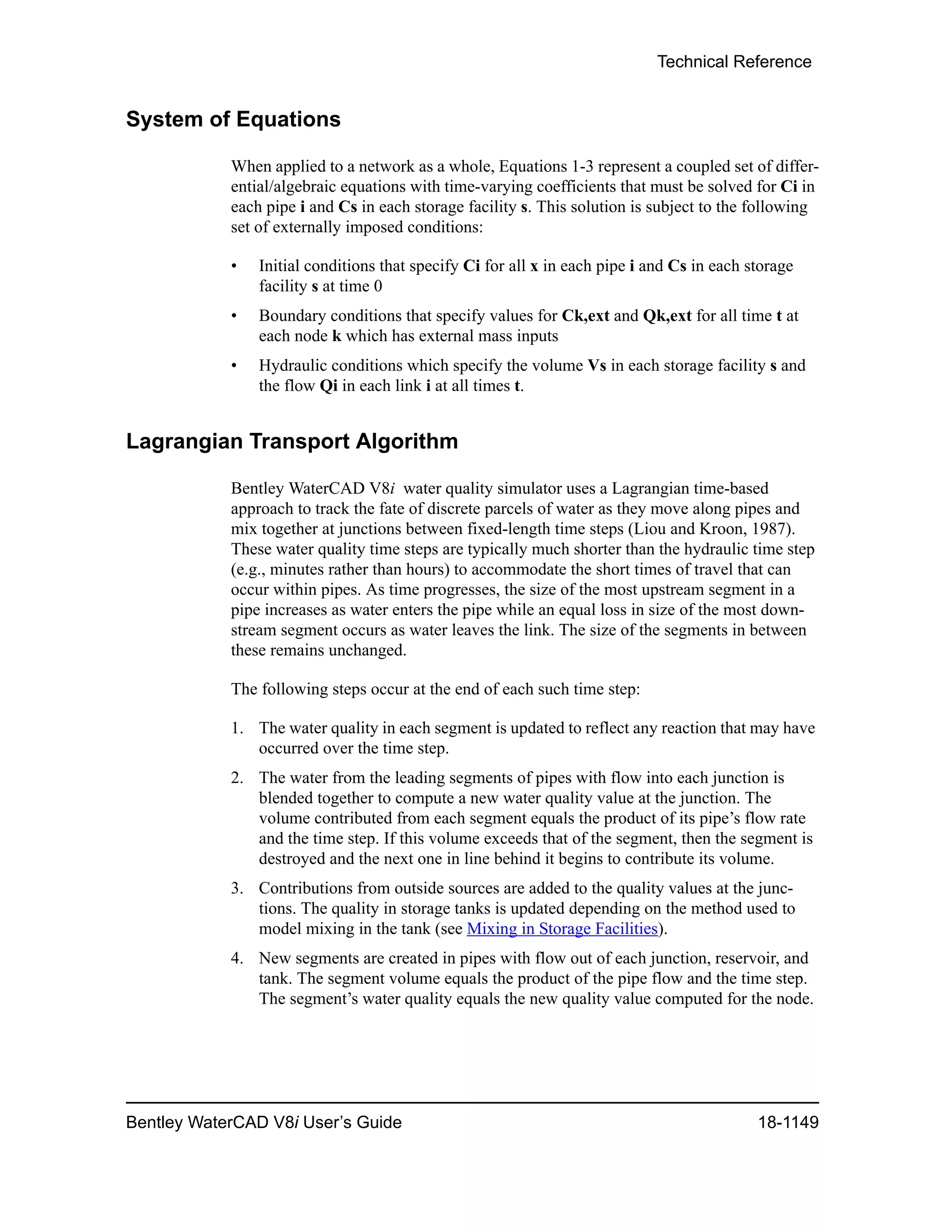 Water cad v8i user's guide