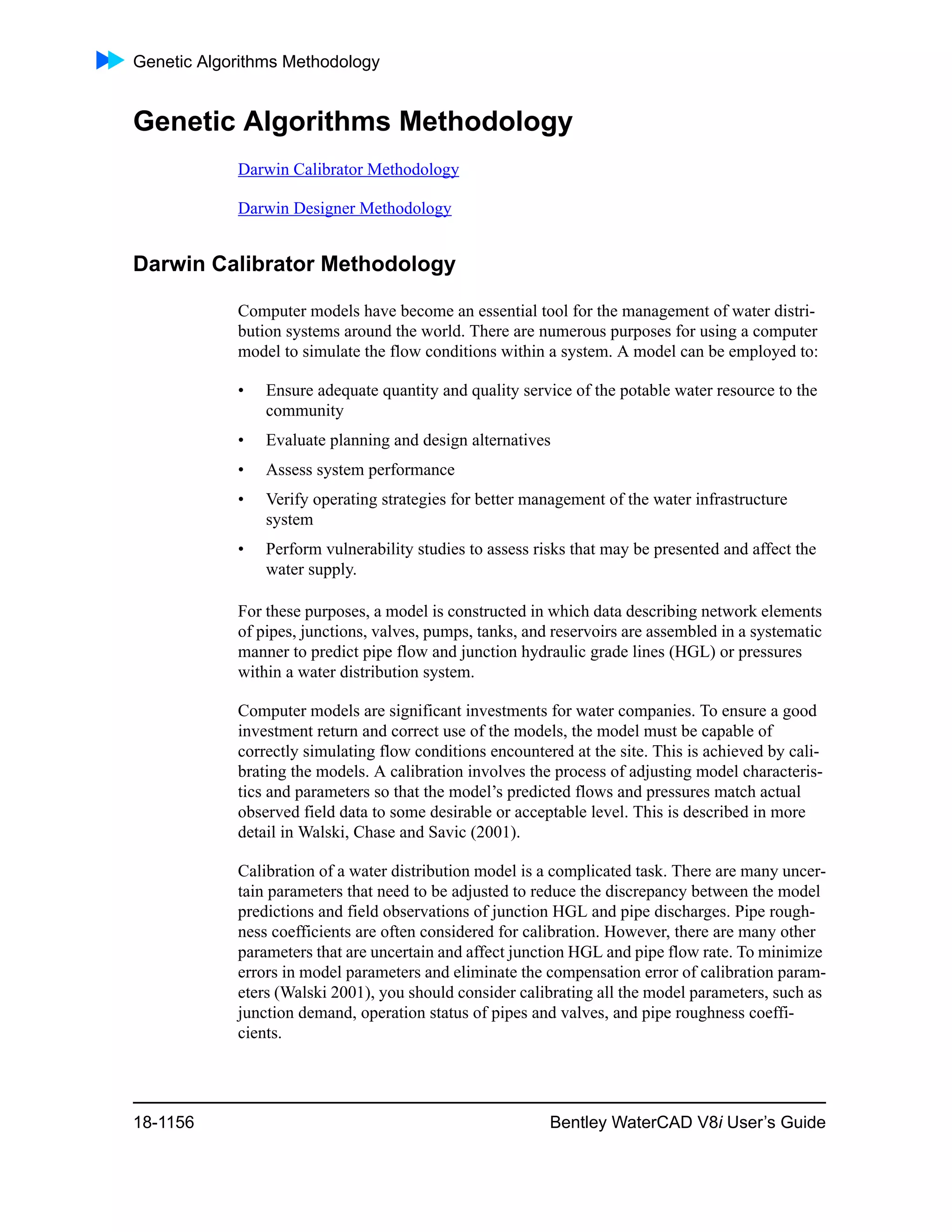 Water cad v8i user's guide