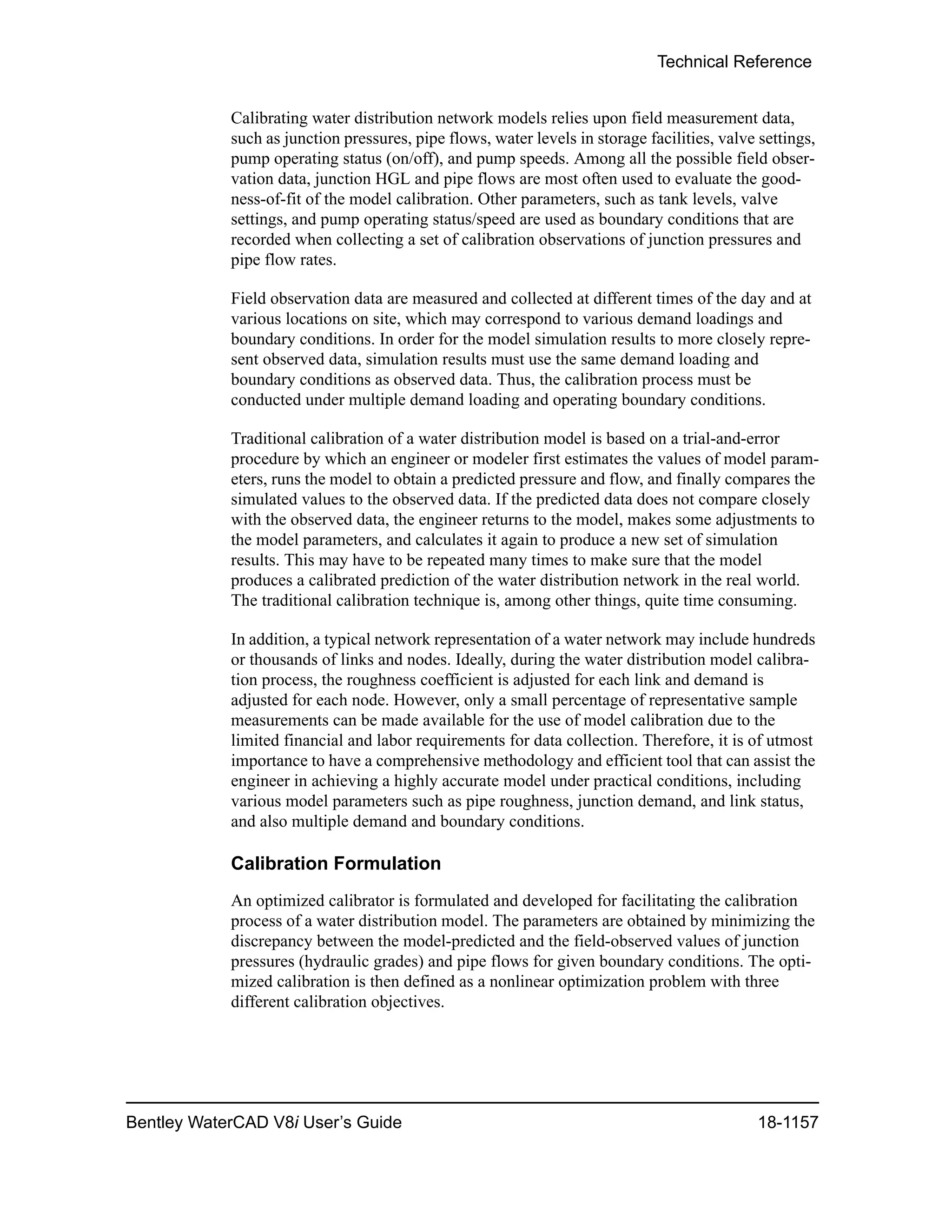 Water cad v8i user's guide