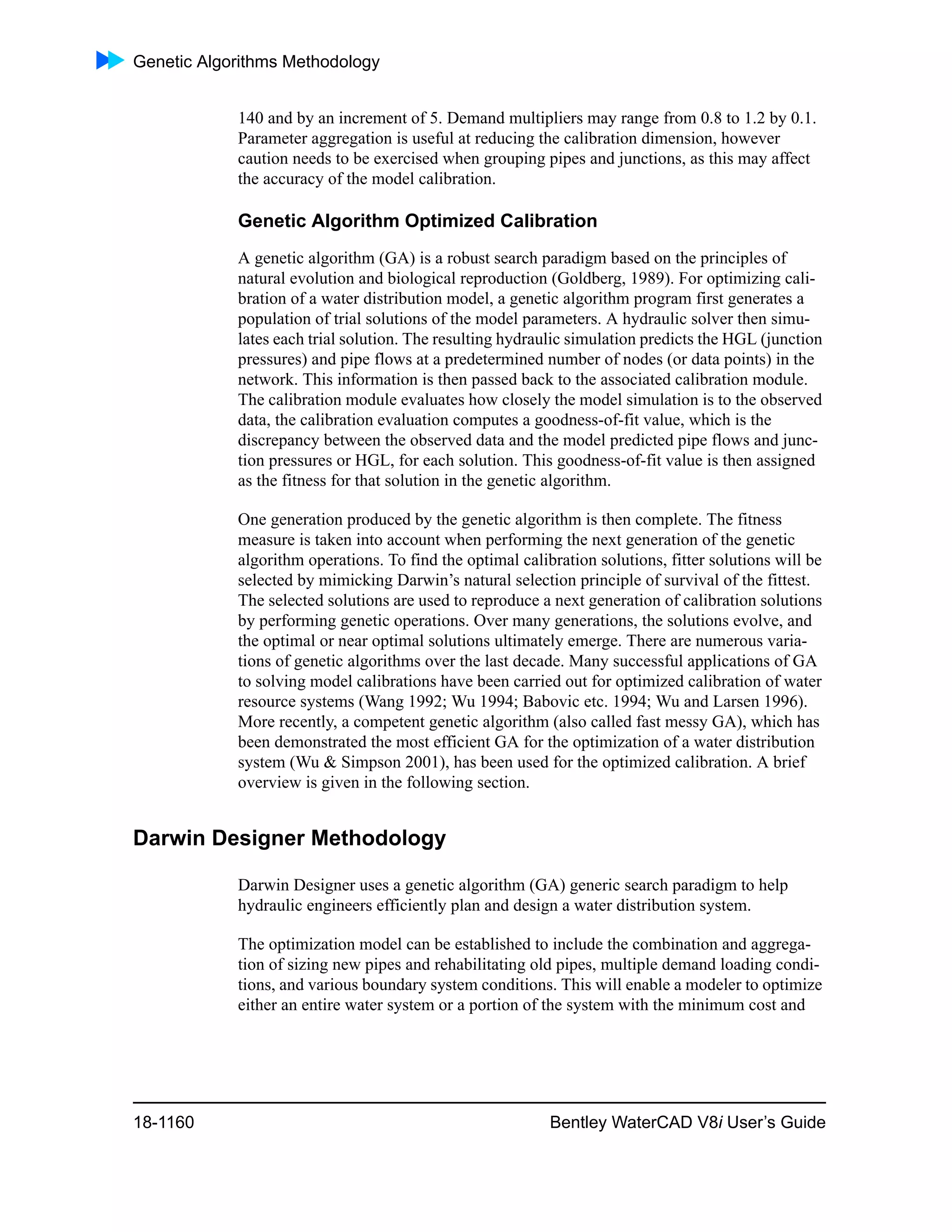 Water cad v8i user's guide