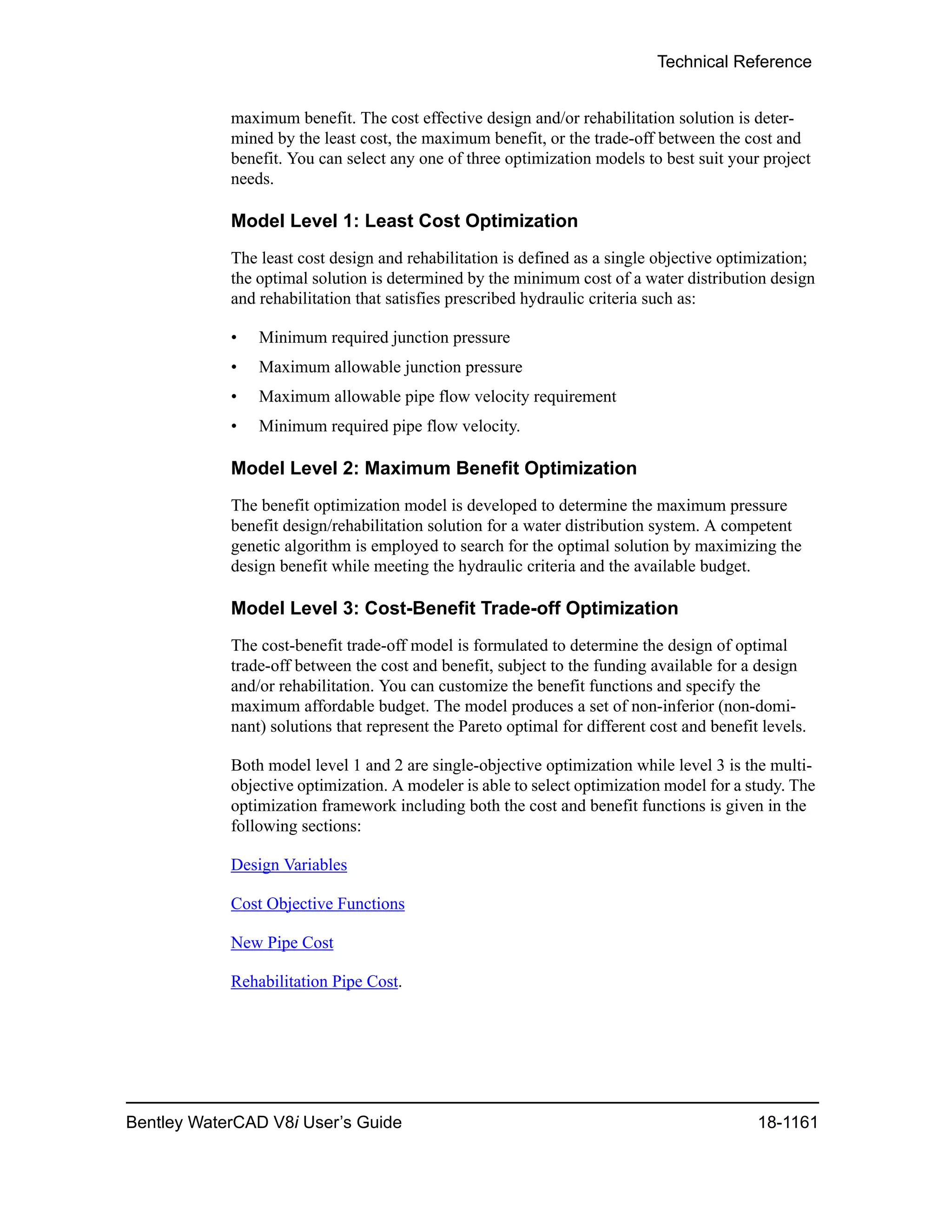 Water cad v8i user's guide