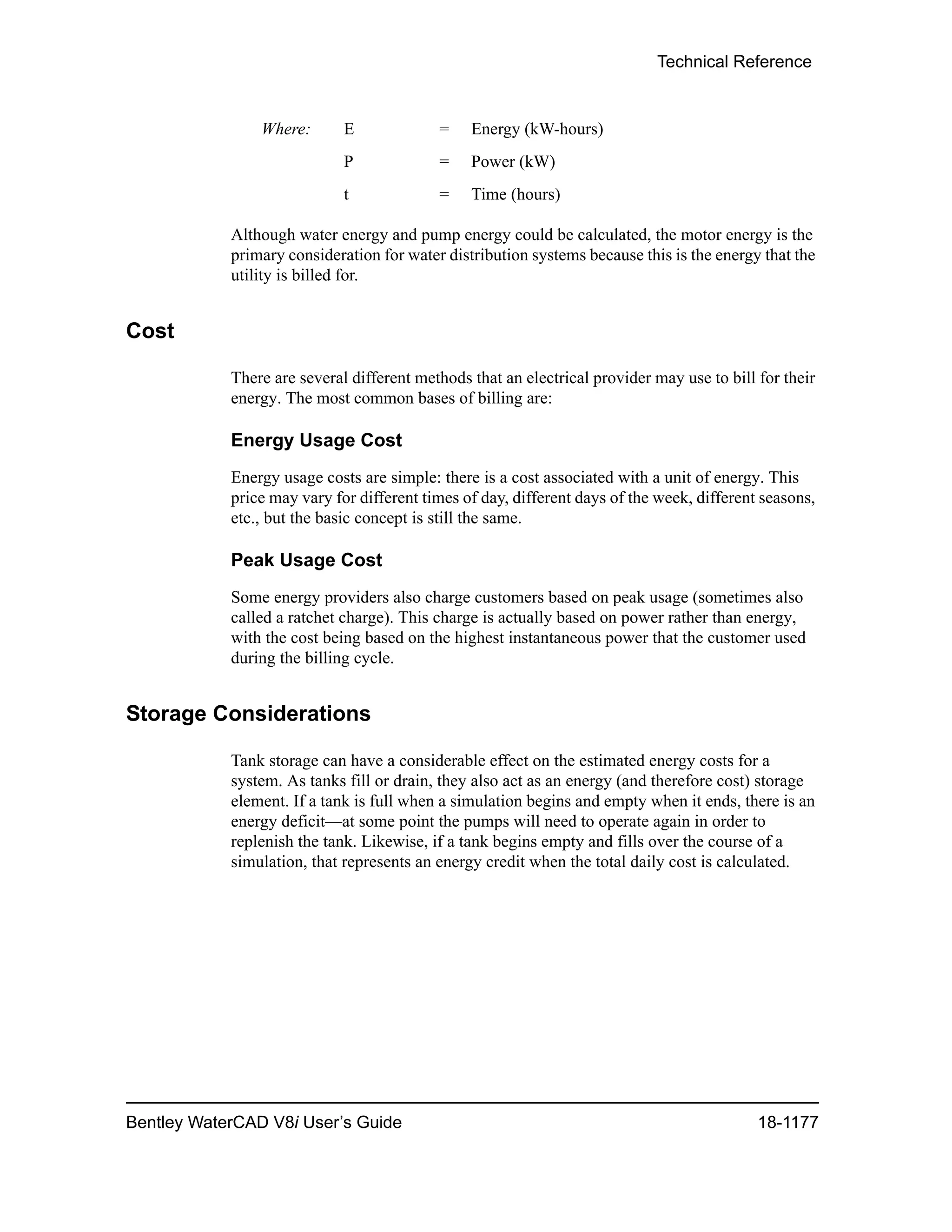 Water cad v8i user's guide