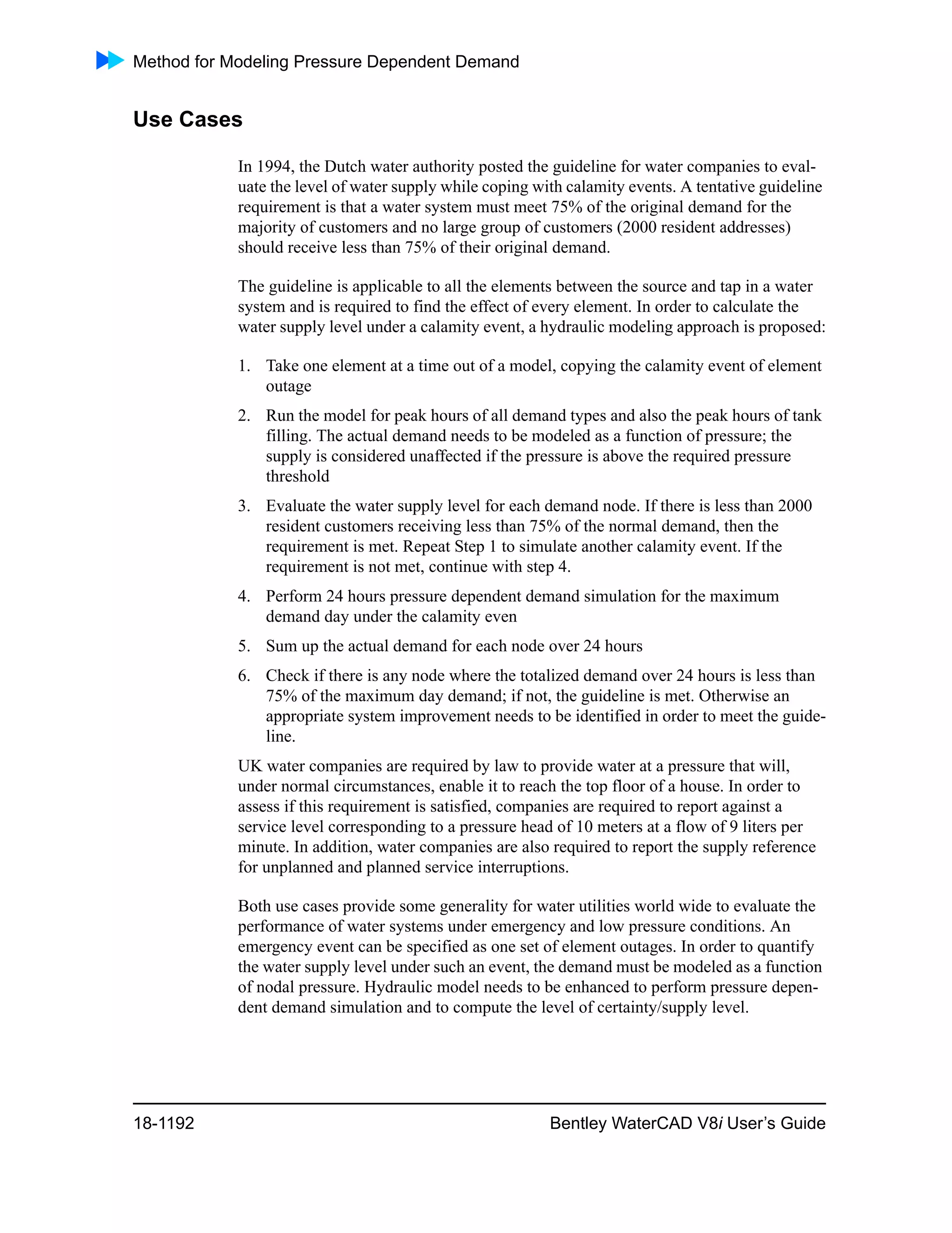 Water cad v8i user's guide