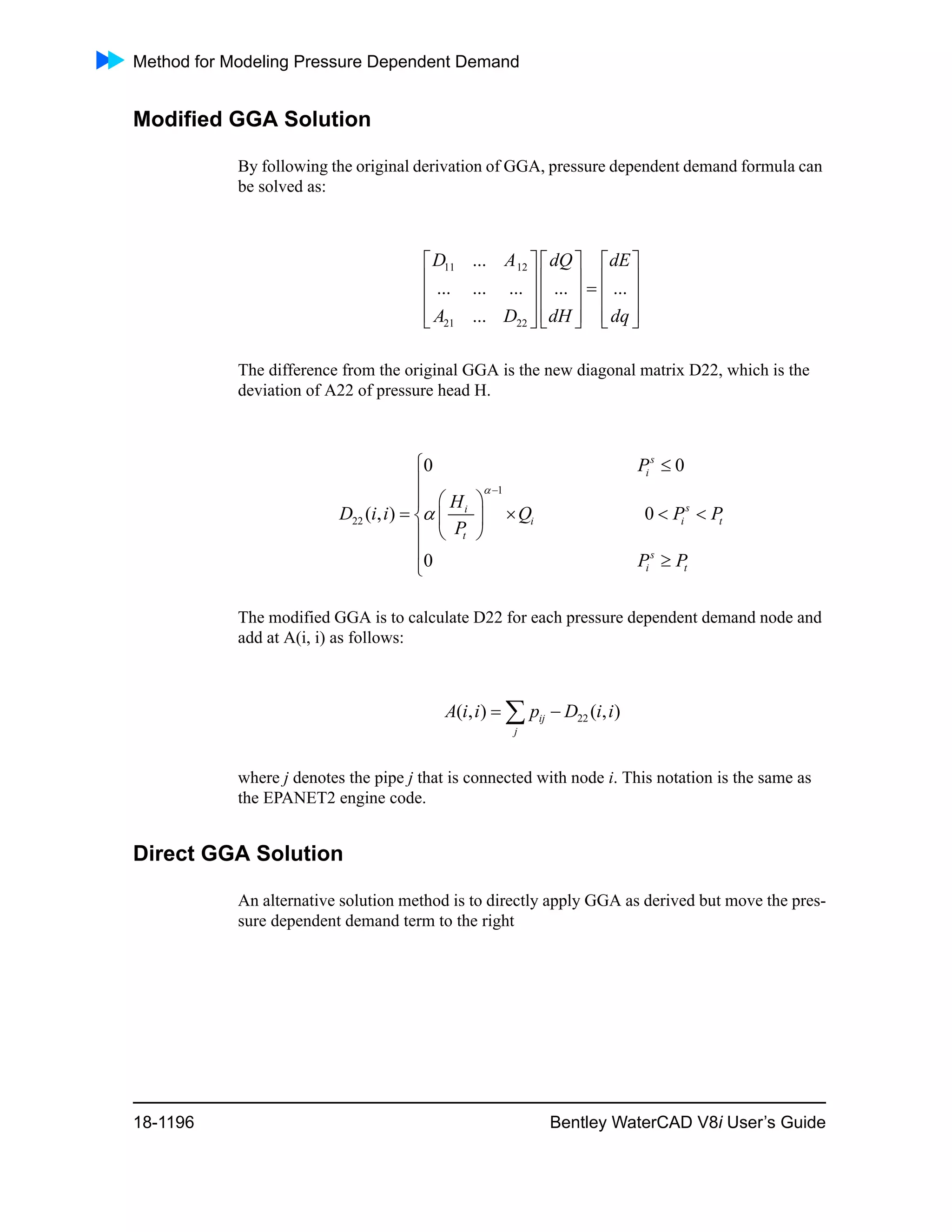 Water cad v8i user's guide