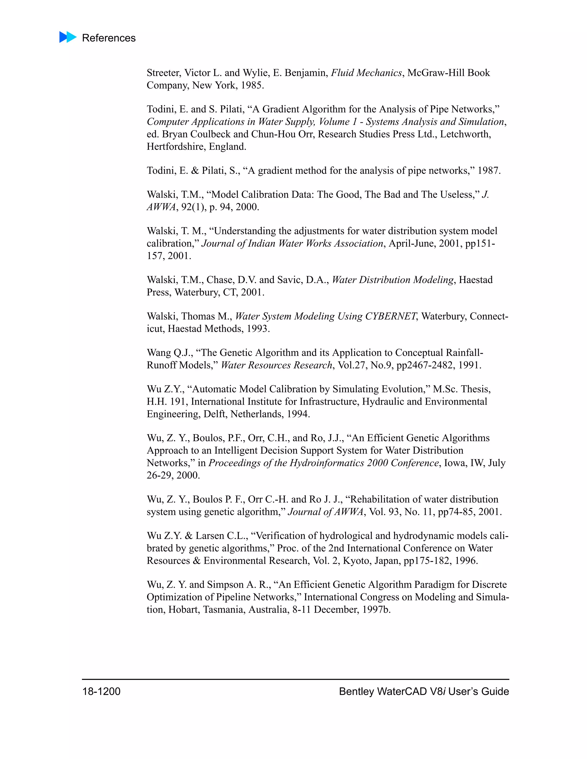 Water cad v8i user's guide