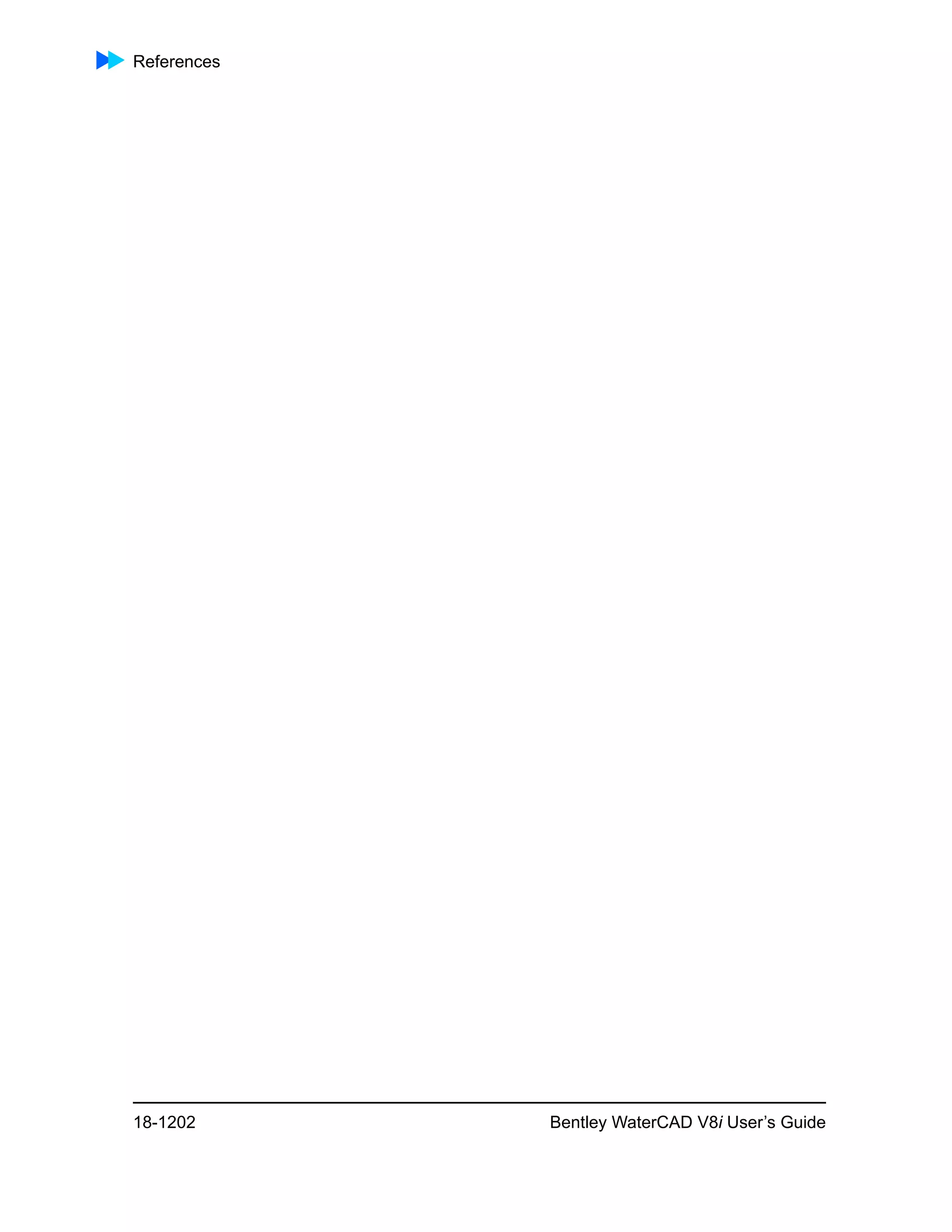 Water cad v8i user's guide