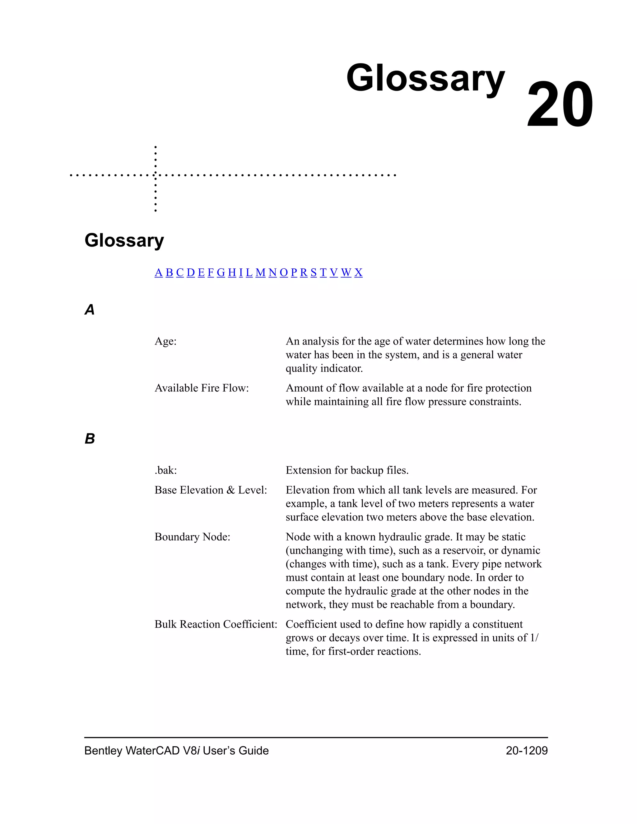 Water cad v8i user's guide