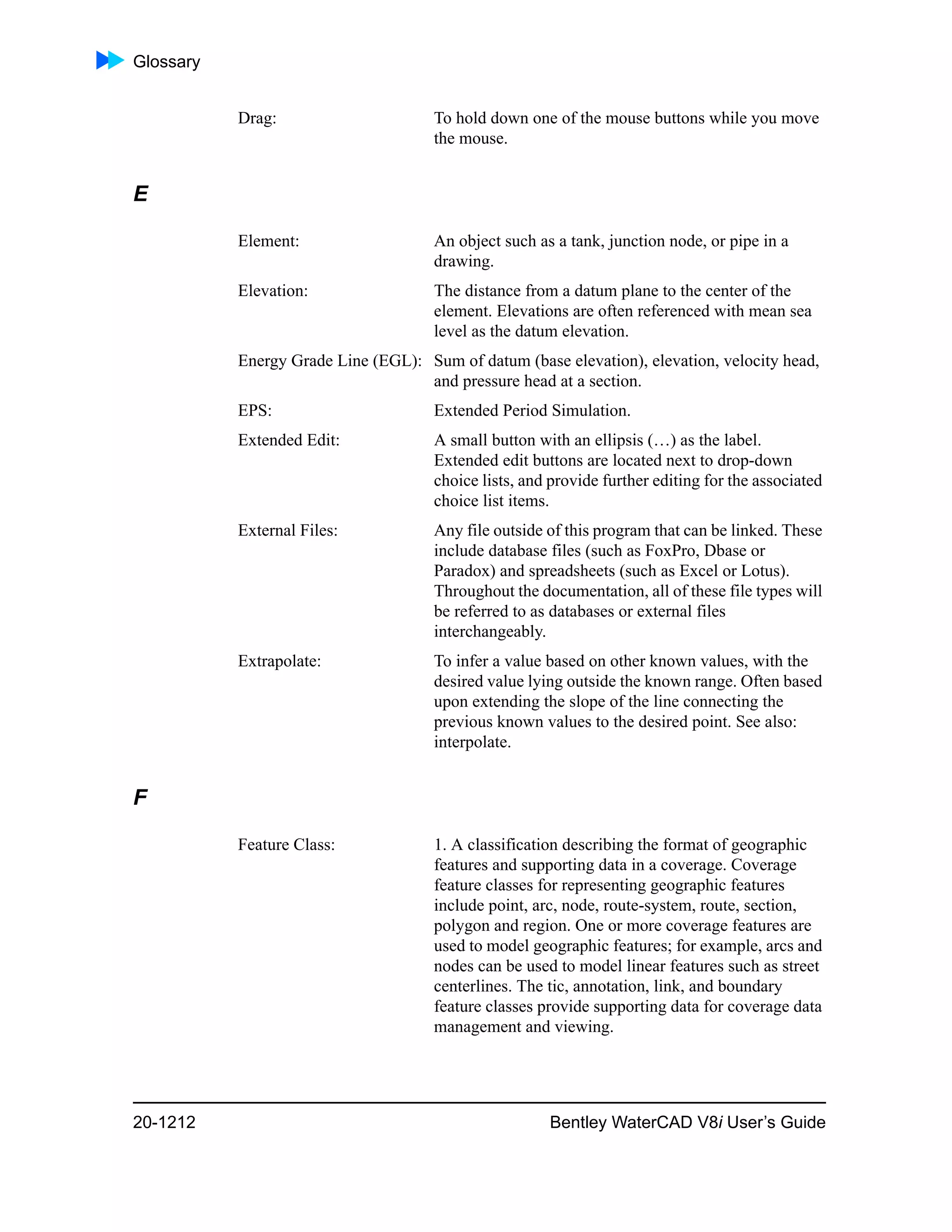 Water cad v8i user's guide