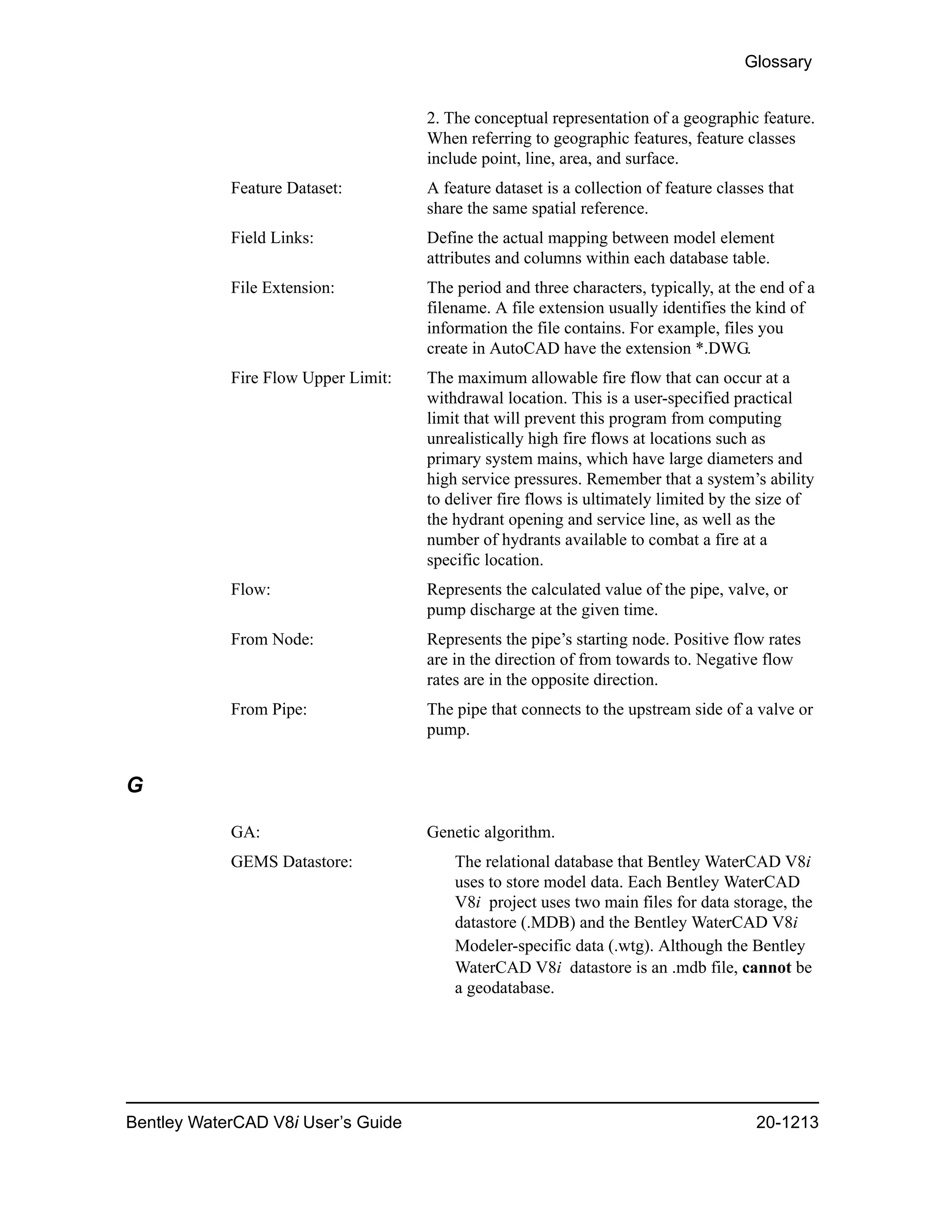 Water cad v8i user's guide