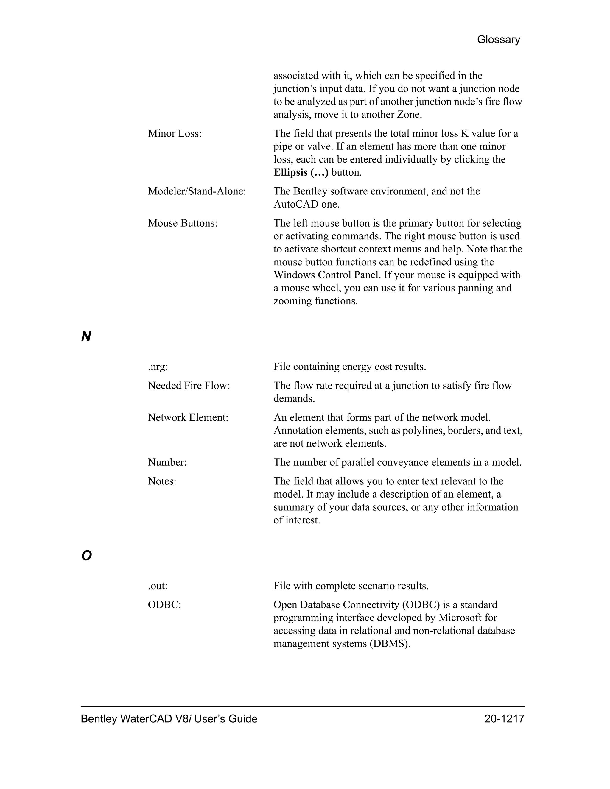 Water cad v8i user's guide