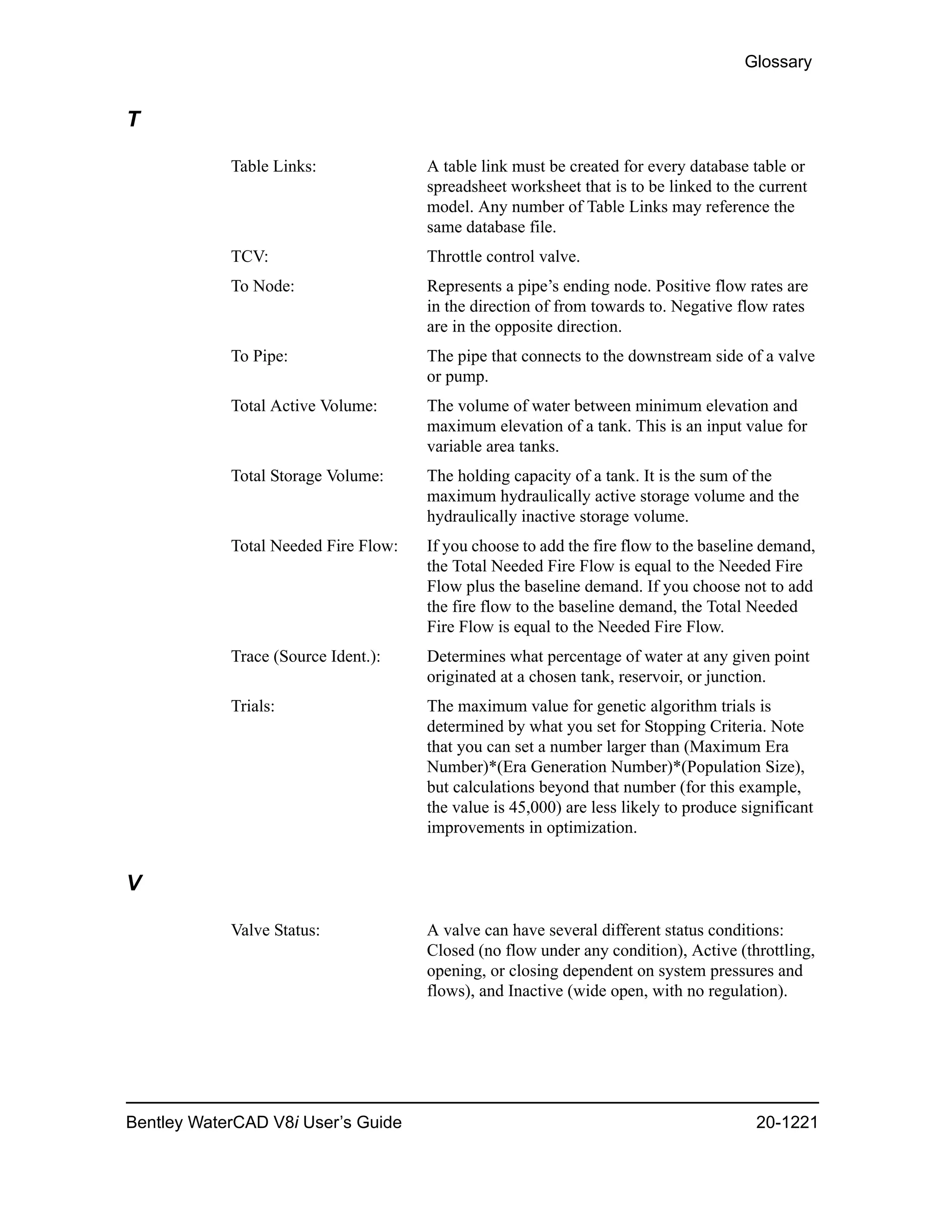 Water cad v8i user's guide