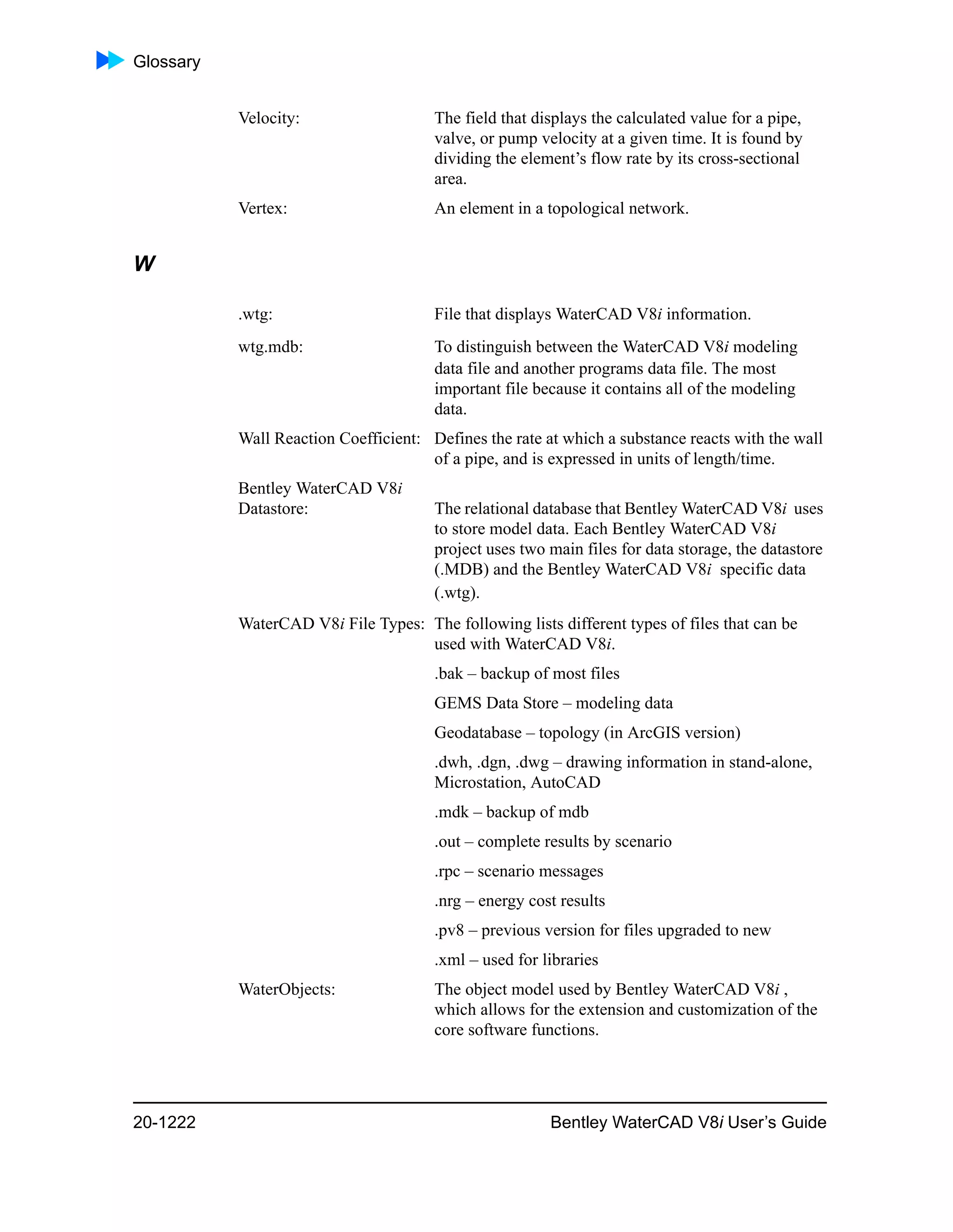 Water cad v8i user's guide