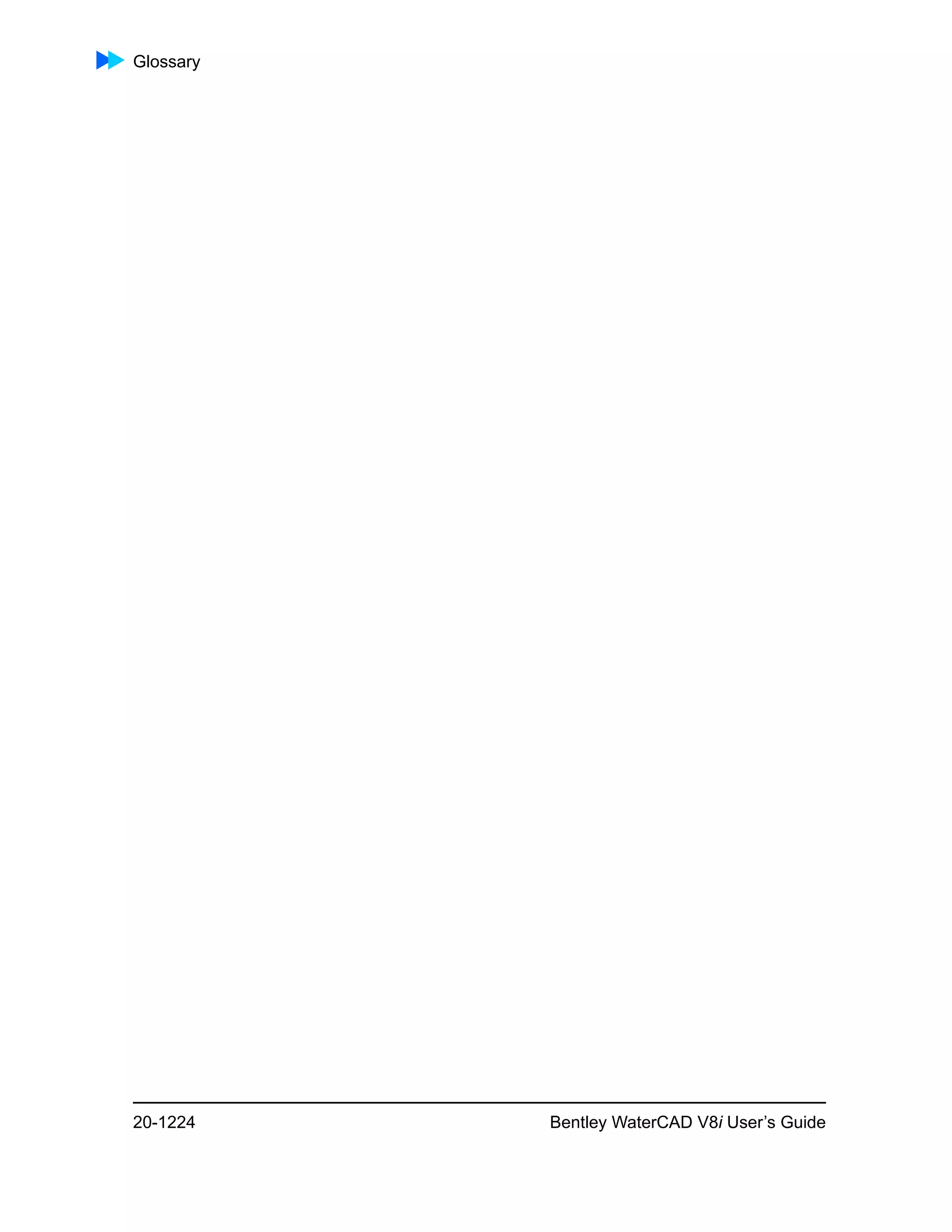 Water cad v8i user's guide