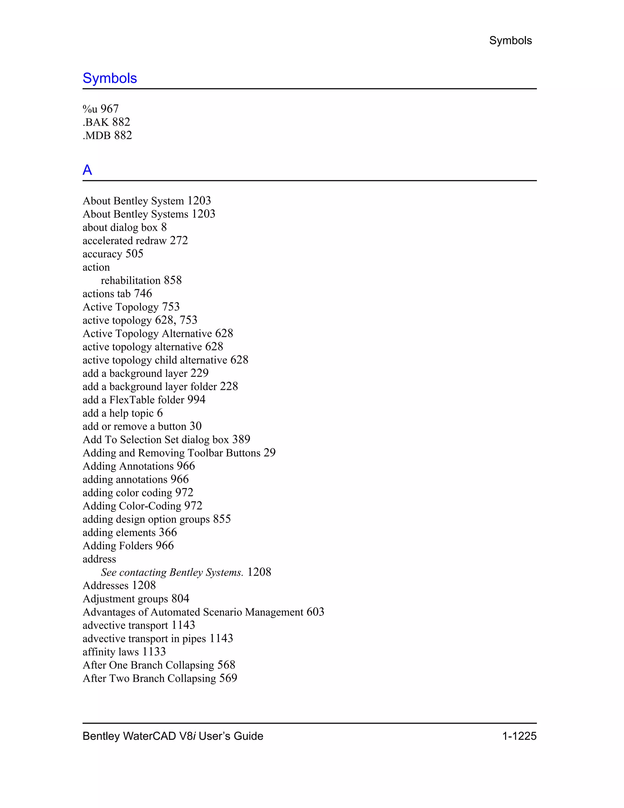Water cad v8i user's guide