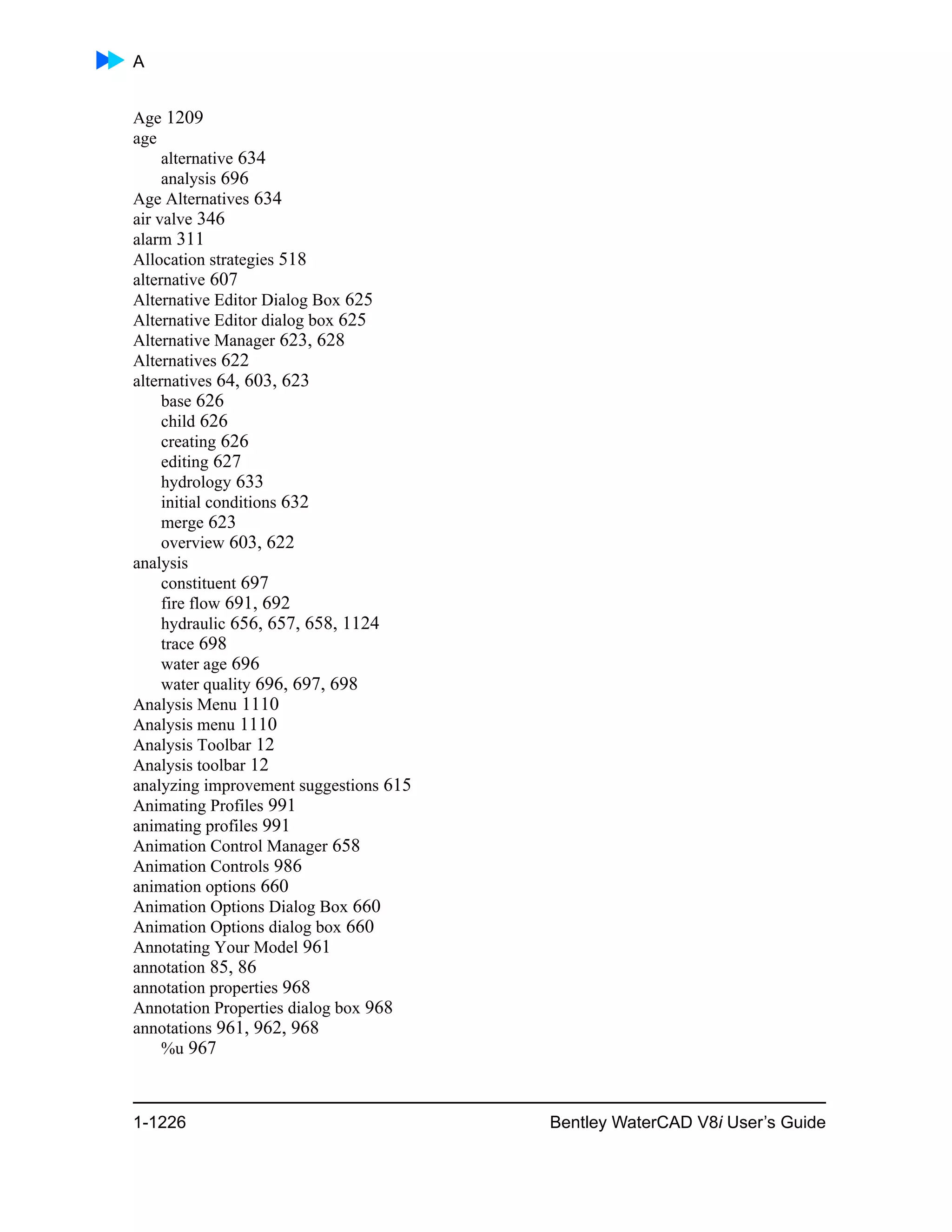 Water cad v8i user's guide