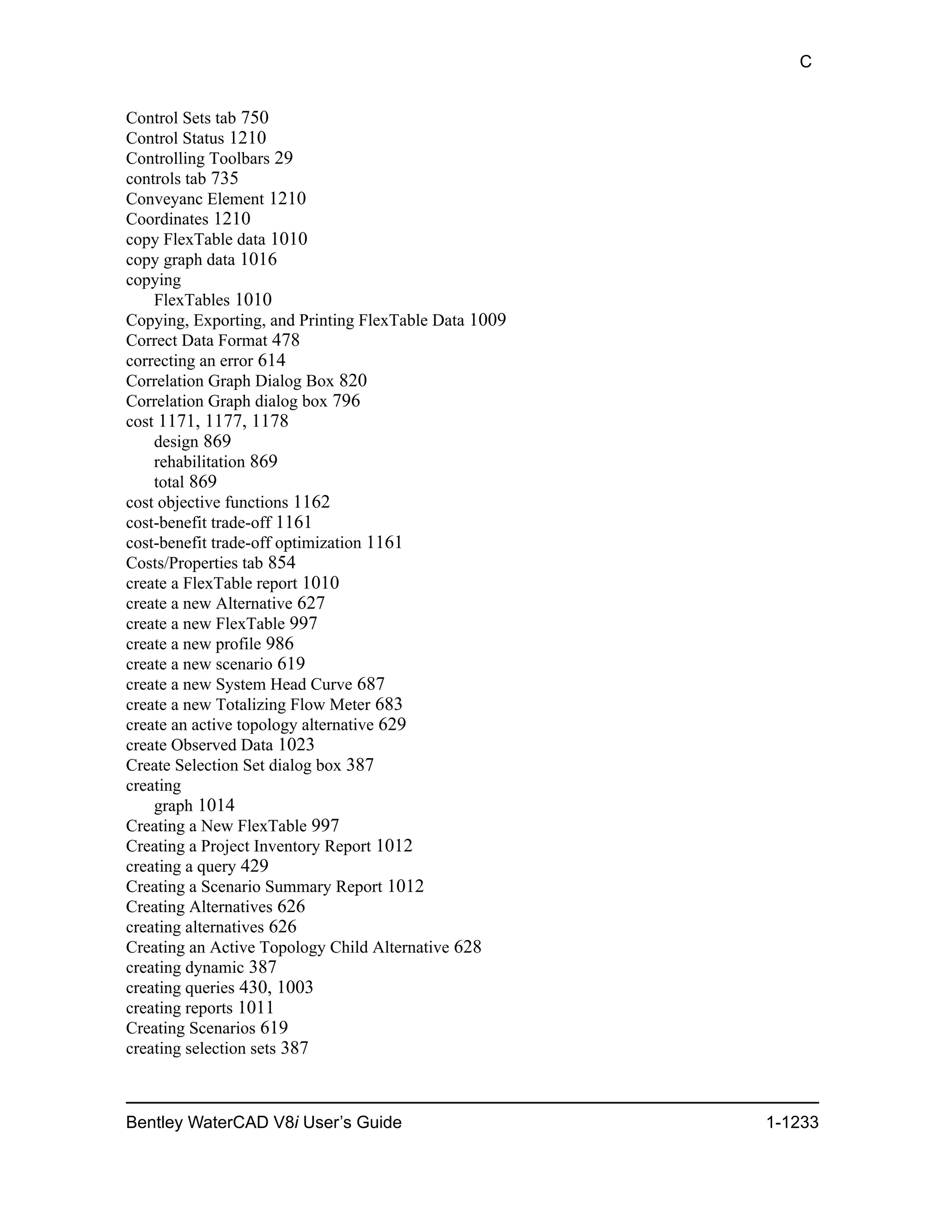 Water cad v8i user's guide