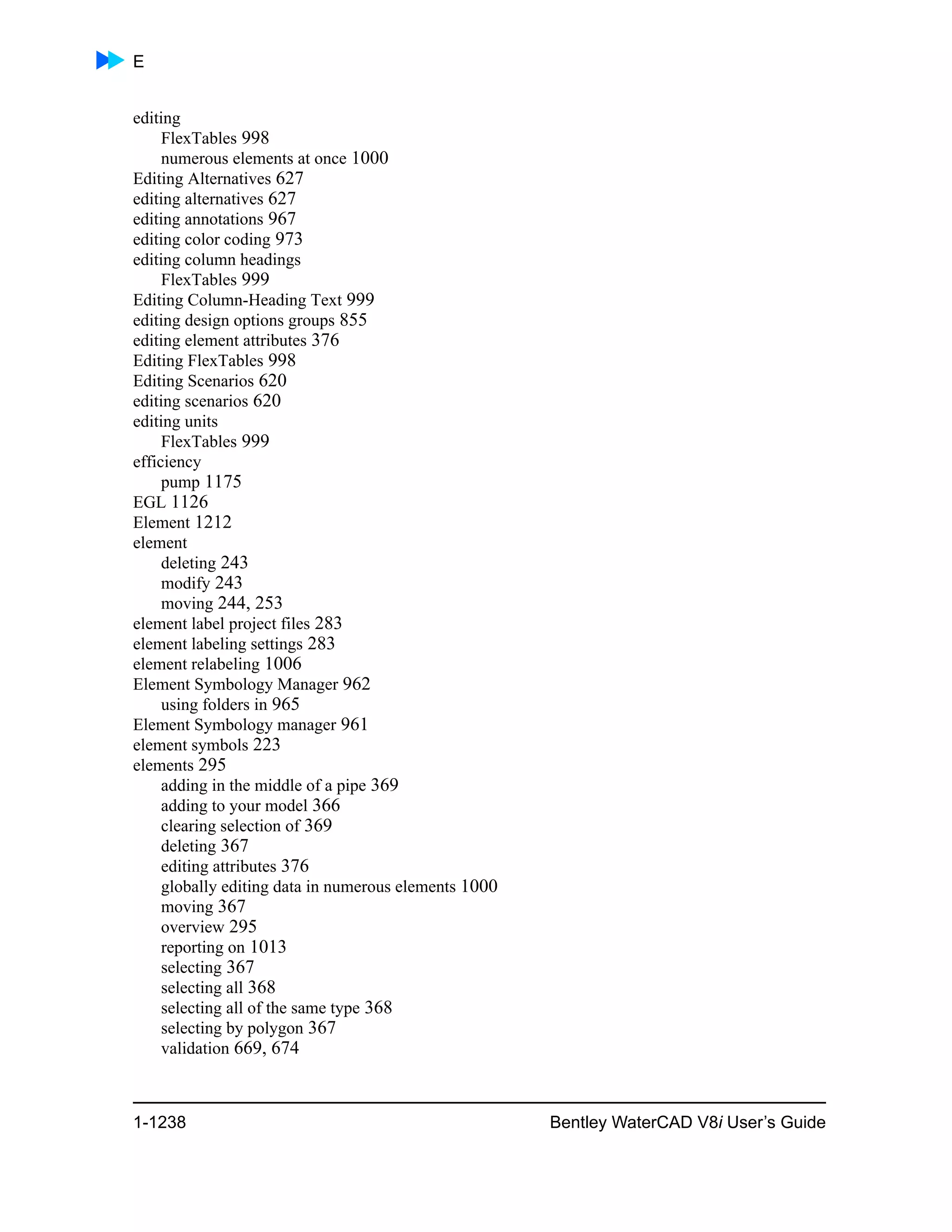 Water cad v8i user's guide