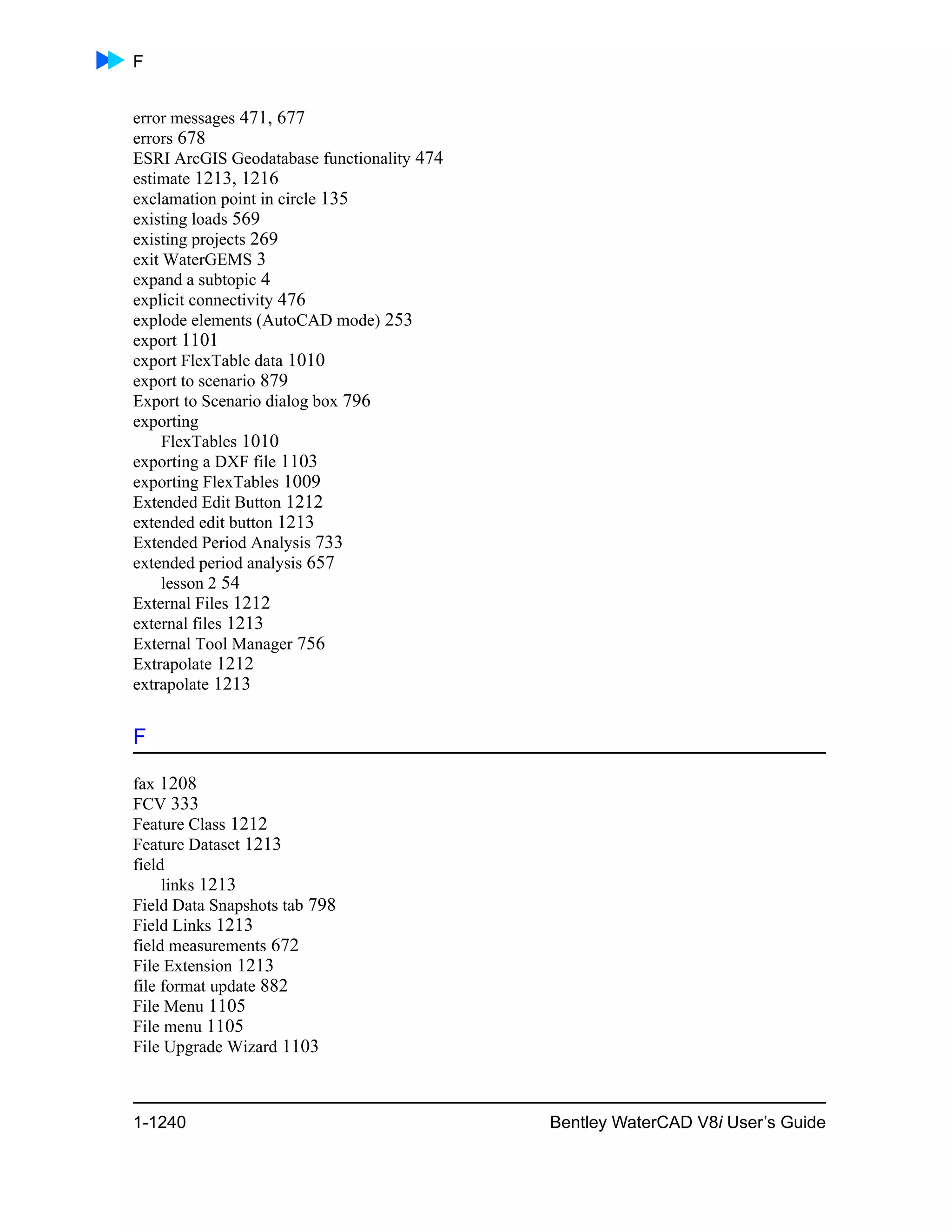 Water cad v8i user's guide