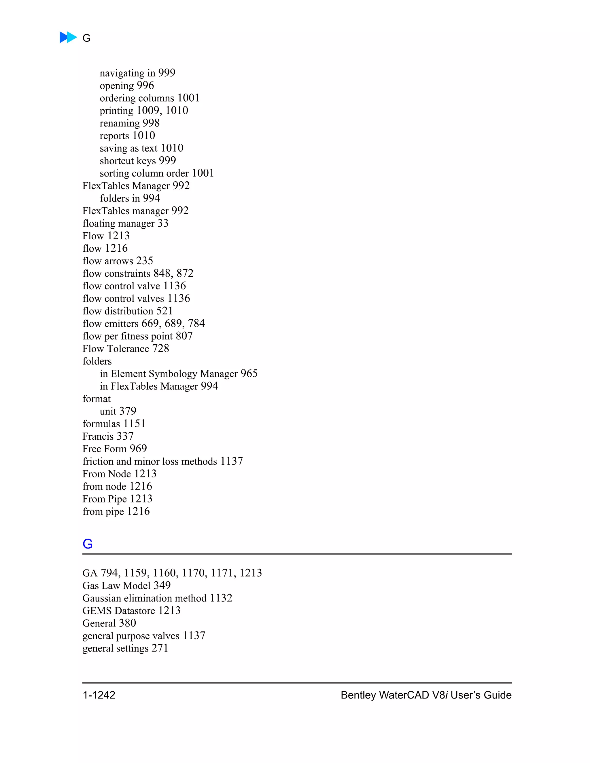 Water cad v8i user's guide